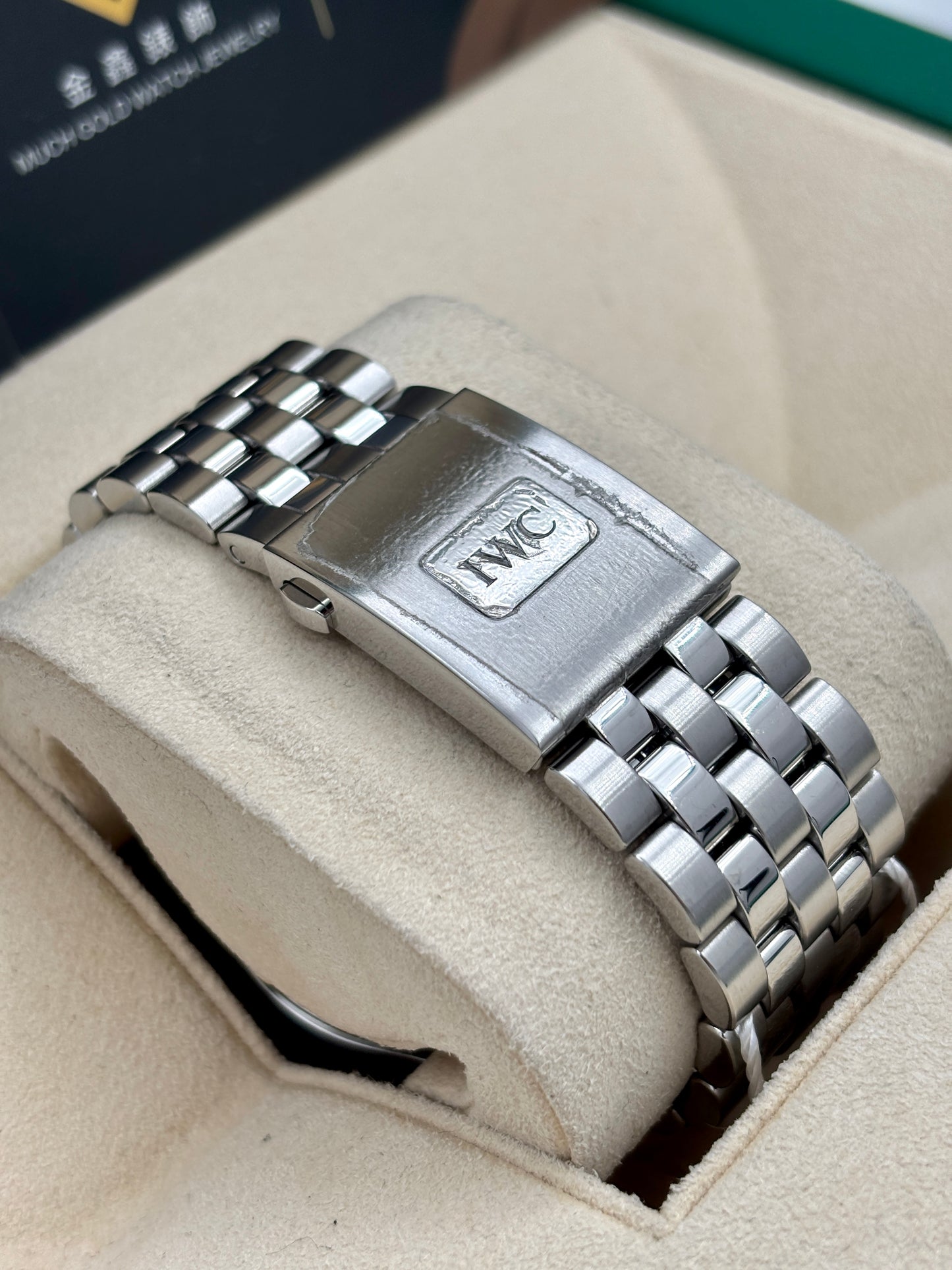 [SOLD OUT]二手 USED  IWC 萬國 Pilot Spitfire chronograph IW377719 灰色 2017年9月 全套 FULL SET AD單