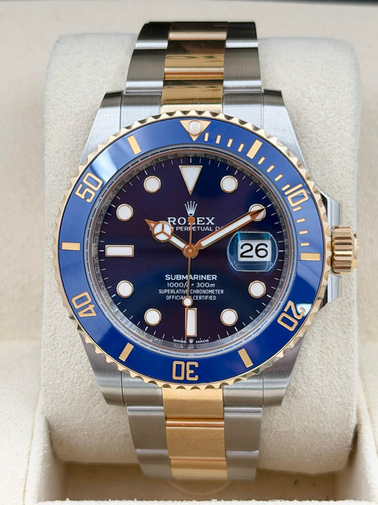 全新 BRAND NEW ROLEX 勞力士 SUBMARINER DATE 126613LB 藍色面 2026年6月