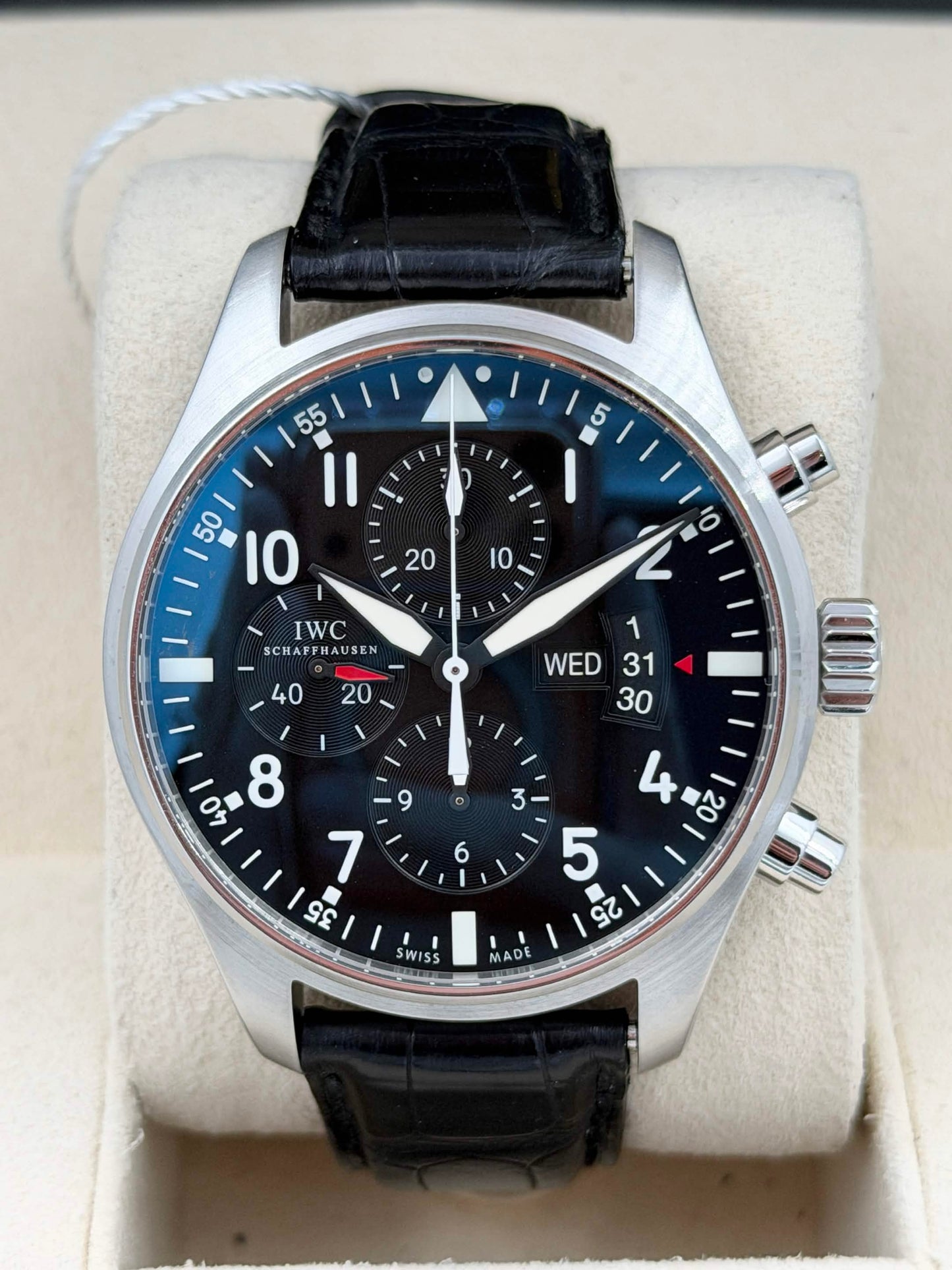 二手 USED IWC 萬國 PILOT CHRONOGRAPH IW377701 2017年7月 全套 FULL SET