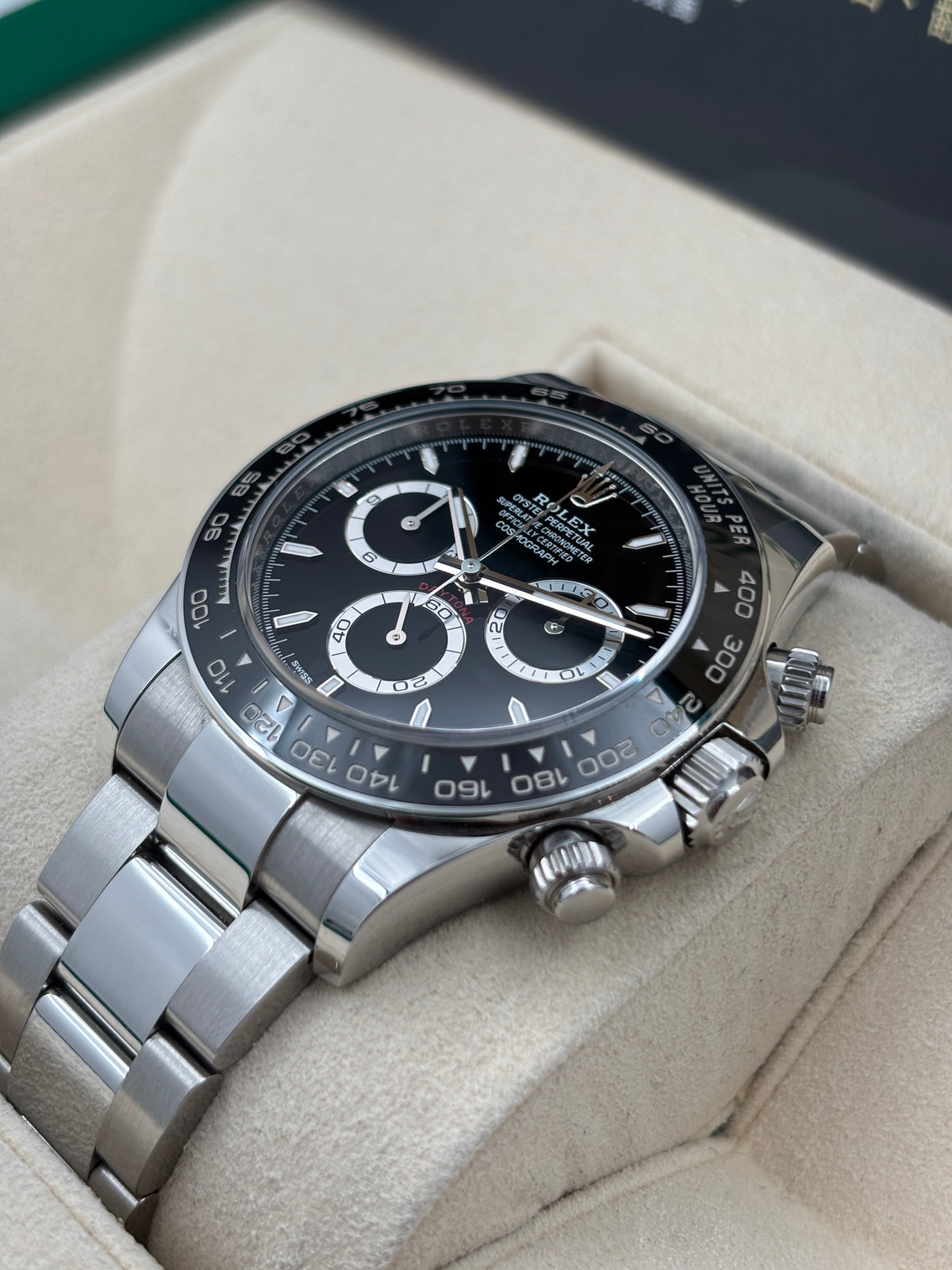 二手 USED  ROLEX 勞力士 DAYTONA 126500LN 黑色 2025年2月 未打磨 99.99%新 全套 FULL SET