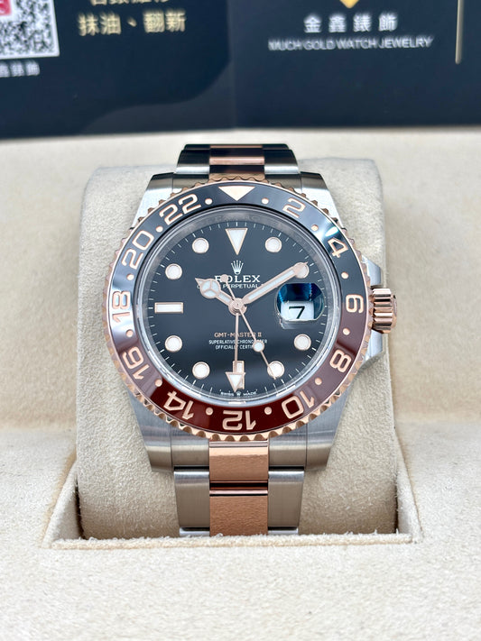 二手 USED ROLEX 勞力士 GMT-MASTER II 126711CHNR 黑色 2020年6月 全套 FULL SET