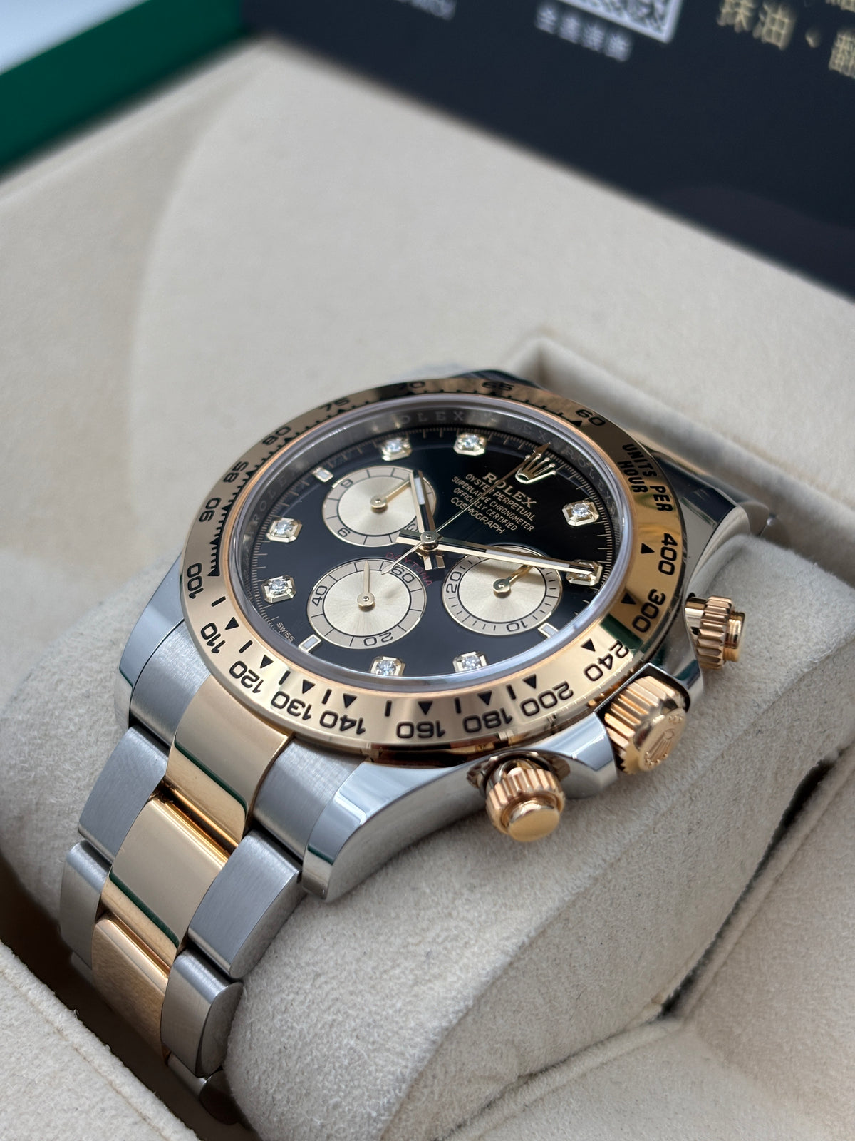 二手 USED ROLEX 勞力士 DAYTONA 126503 黑色鑽石字 2024年3月 未打磨 全套 FULL SET