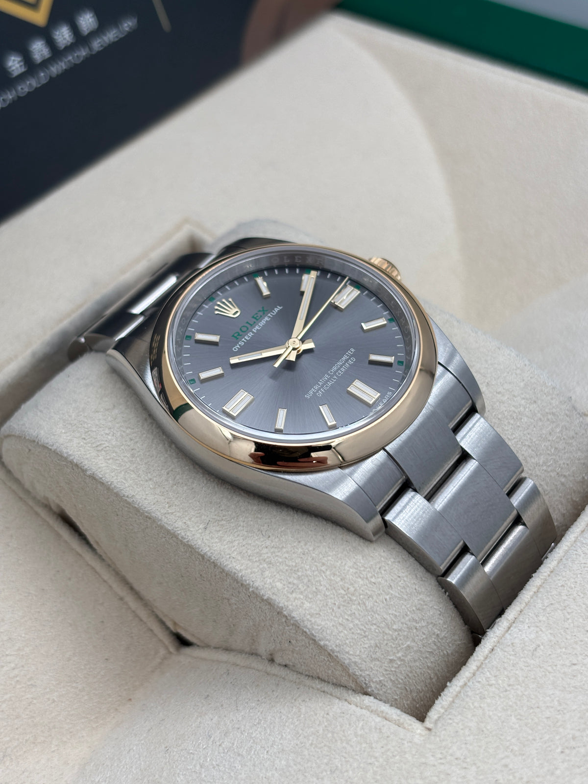 二手 USED  ROLEX 勞力士 OYSTER PERPETUAL 126003 灰色 2026年6月 未打磨 99.99%新 100週年版 全套 FULL SET
