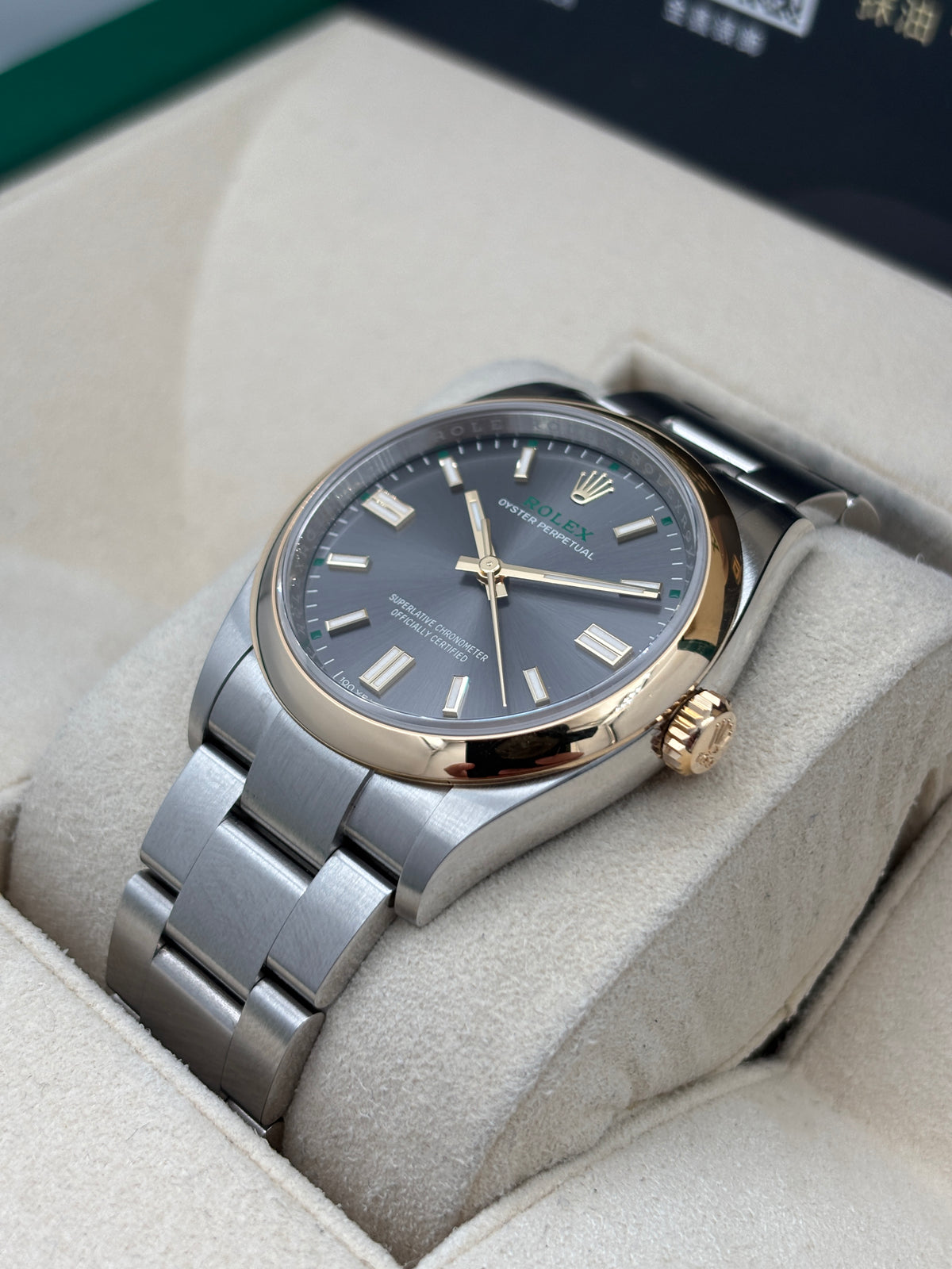 二手 USED  ROLEX 勞力士 OYSTER PERPETUAL 126003 灰色 2026年6月 未打磨 99.99%新 100週年版 全套 FULL SET