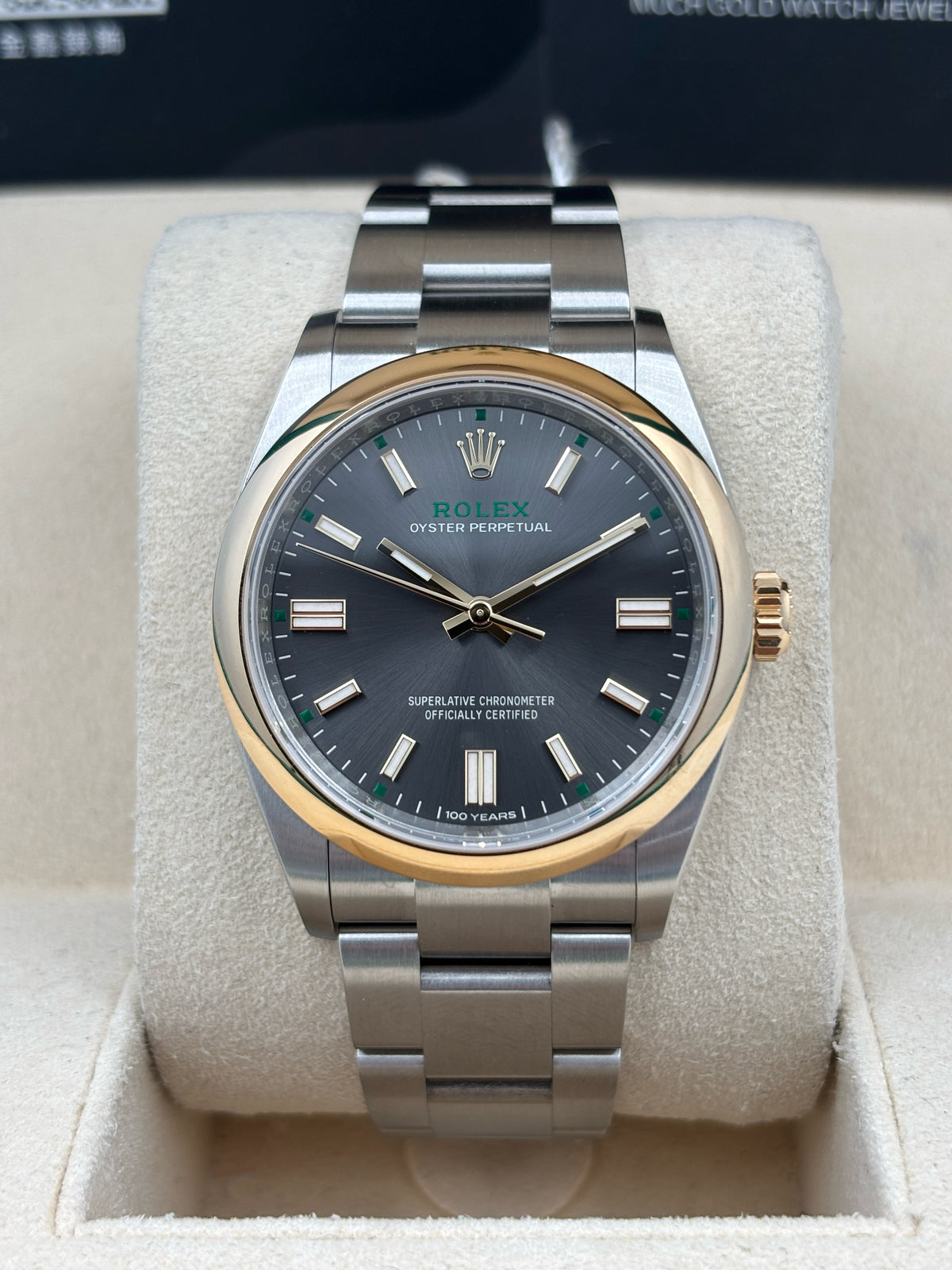二手 USED  ROLEX 勞力士 OYSTER PERPETUAL 126003 灰色 2026年6月 未打磨 99.99%新 100週年版 全套 FULL SET