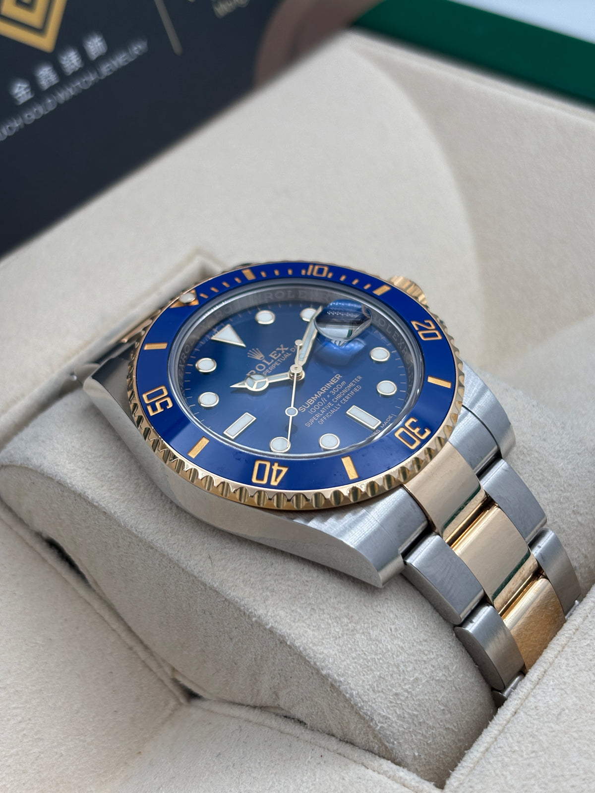 二手 USED  ROLEX 勞力士 SUBMARINER DATE 116613LB 藍色 2018年4月 全套 FULL SET