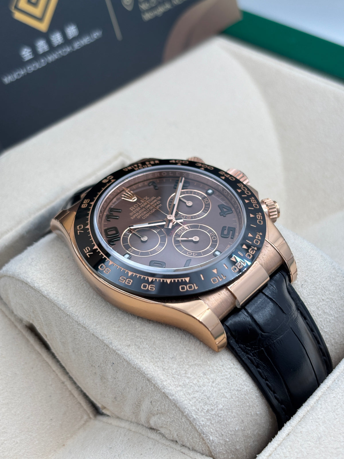 二手 USED  ROLEX 勞力士 DAYTONA 116515LN 朱古力面 亂碼 99.99%新 齊膠紙 淨錶 WATCH ONLY