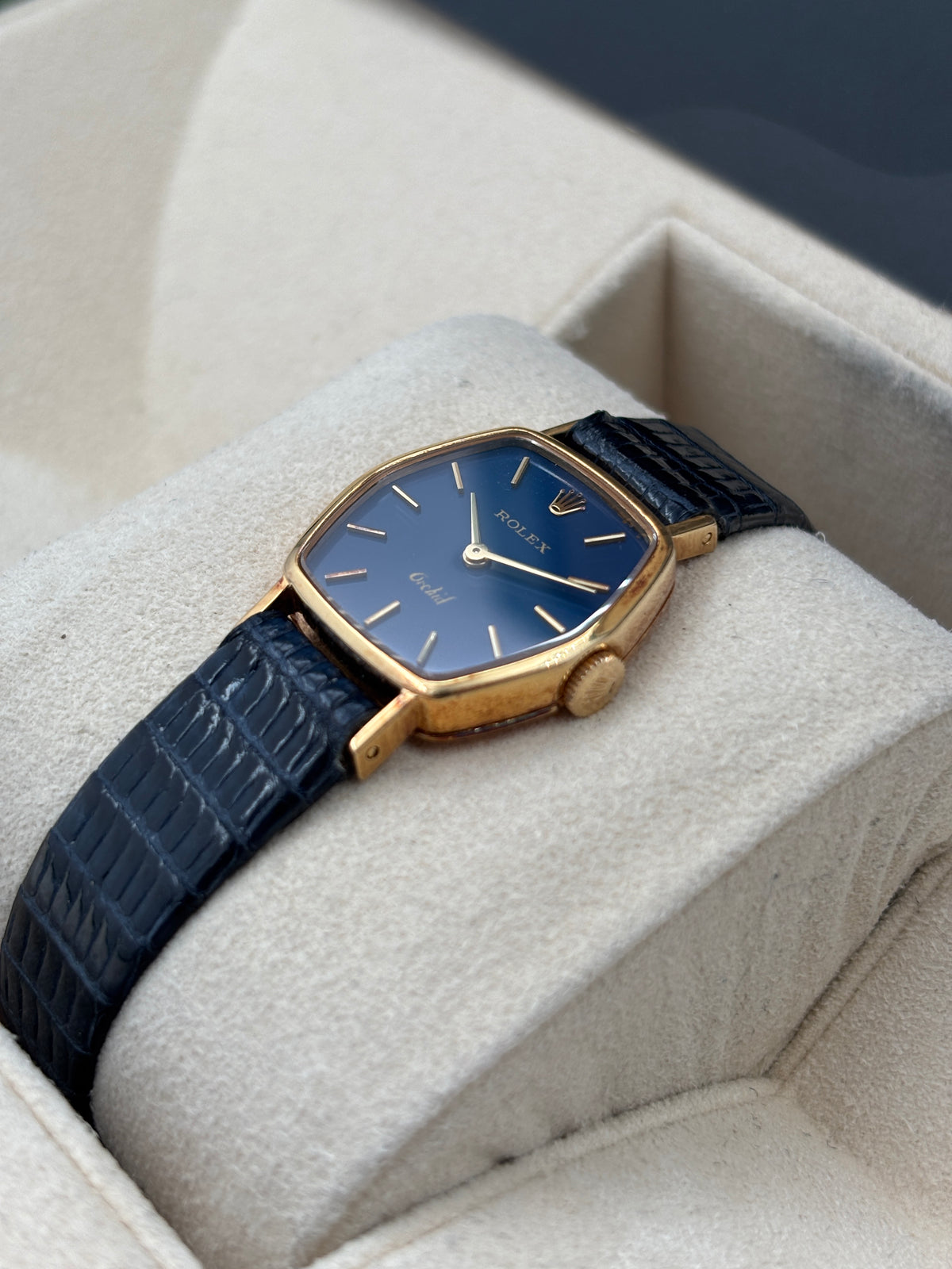 二手 USED  ROLEX 勞力士 ORCHID 2664 藍色 不詳 手動上鏈 淨錶 WATCH ONLY