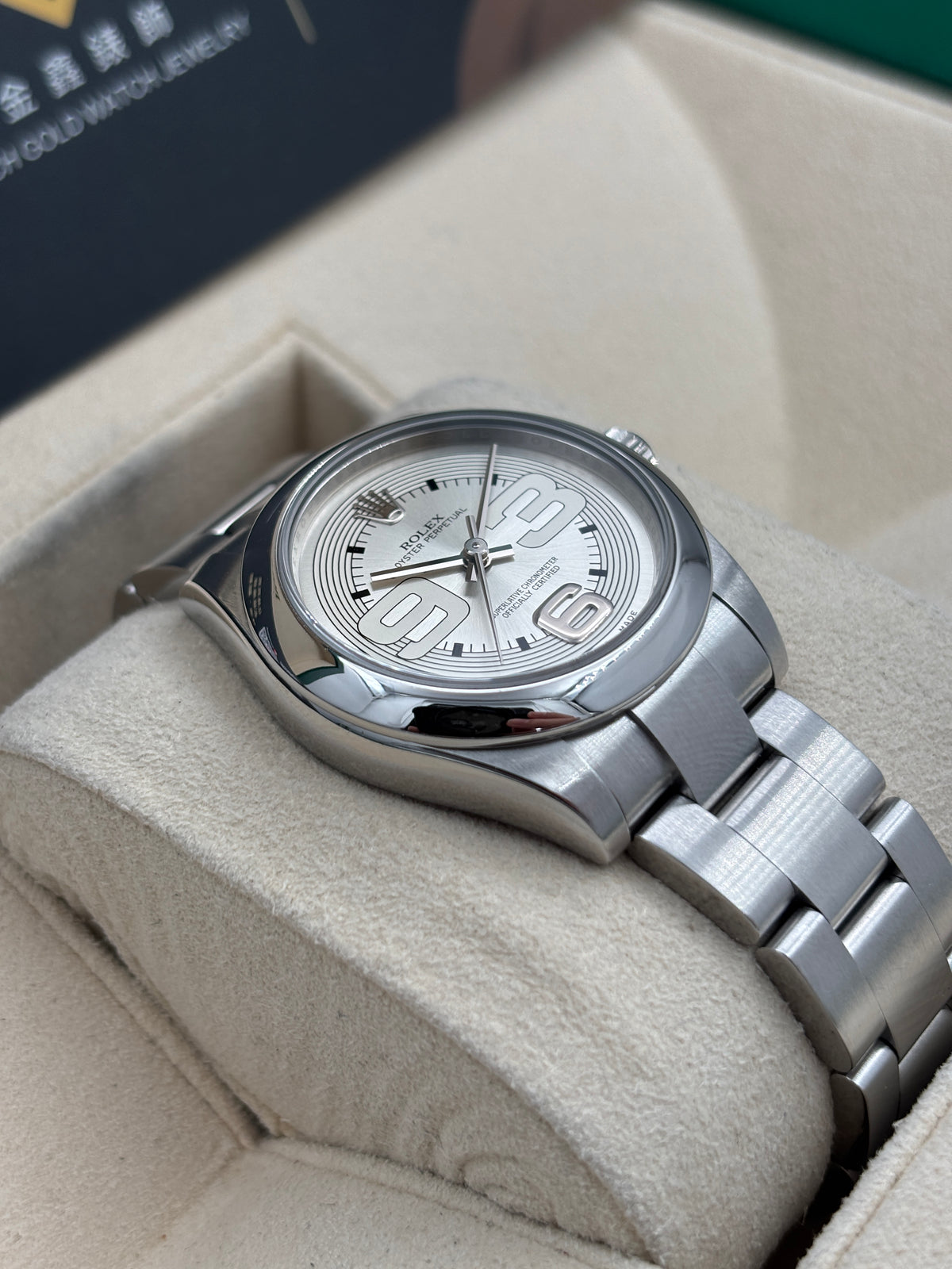 二手 USED  ROLEX 勞力士 OYSTER PERPETUAL 177200 銀色 2015年12月 全套 FULL SET AD單