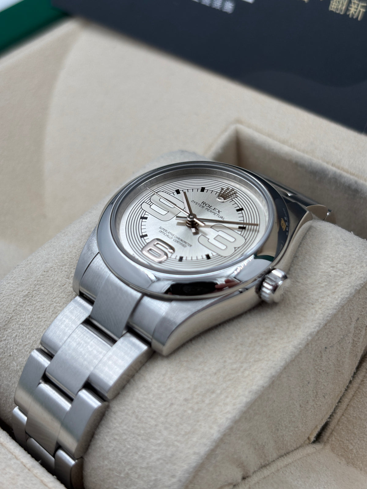二手 USED  ROLEX 勞力士 OYSTER PERPETUAL 177200 銀色 2015年12月 全套 FULL SET AD單