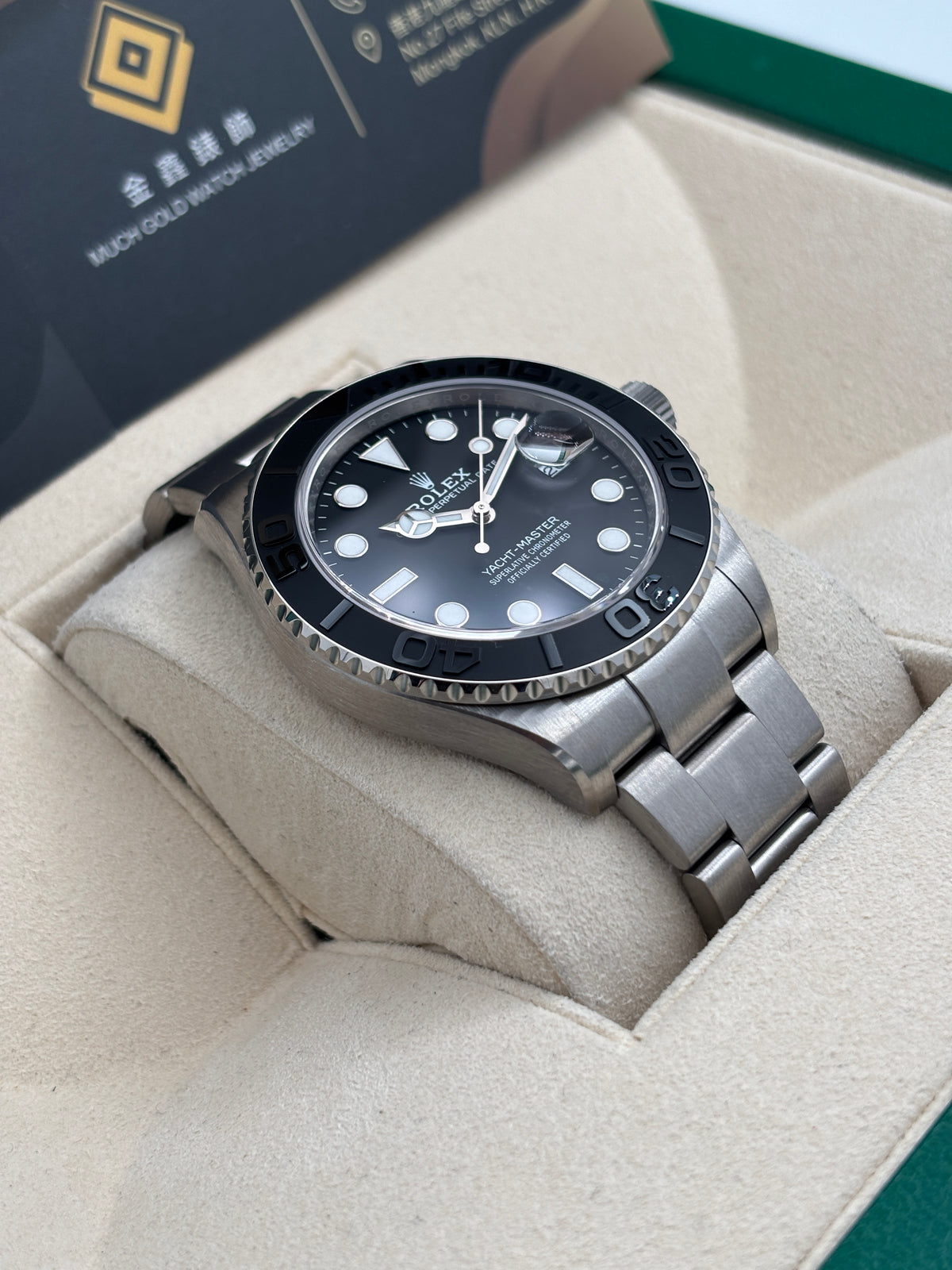 全新 NEW  ROLEX 勞力士YACHT-MASTER 42 TITANIUM 226627 黑色 2026年7月 鈦金屬 全套 FULL SET