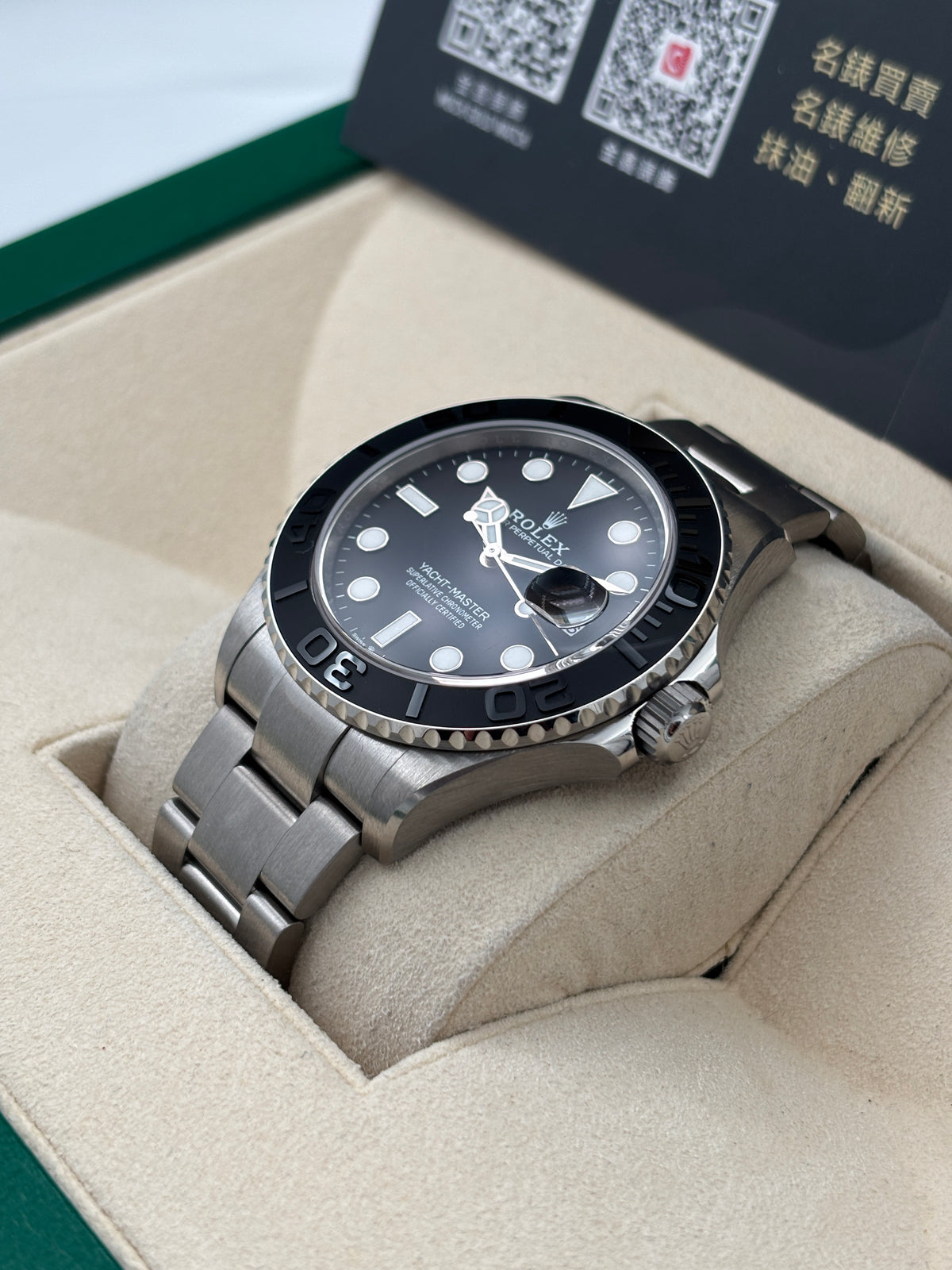 全新 NEW  ROLEX 勞力士YACHT-MASTER 42 TITANIUM 226627 黑色 2026年7月 鈦金屬 全套 FULL SET