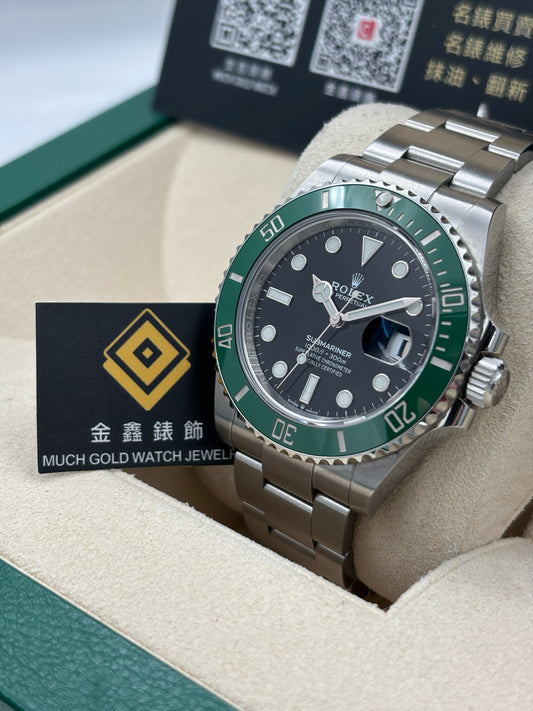 二手 USED  ROLEX 勞力士 SUBMARINER DATE 126610LV 黑色 亂碼 淨錶 WATCH ONLY