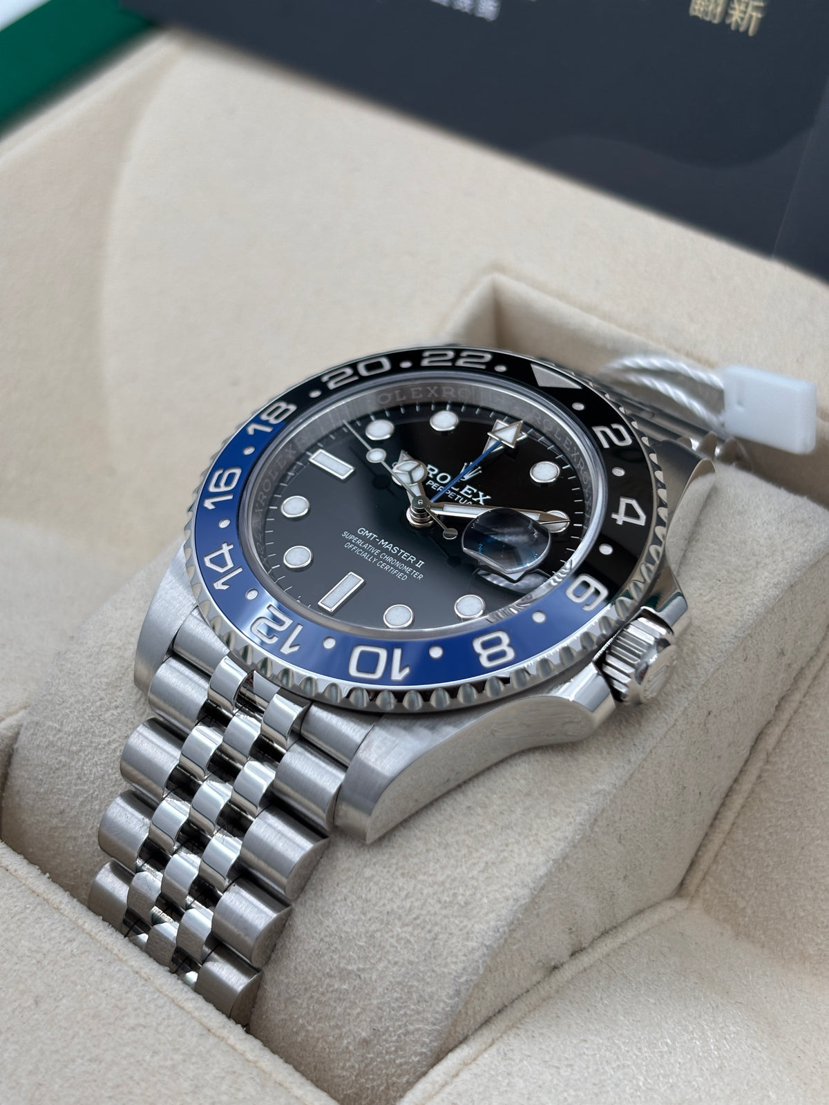 二手 USED  ROLEX 勞力士 GMT-MASTER II 126710BLNR 黑色 2022年11月 珠帶 全套 FULL SET