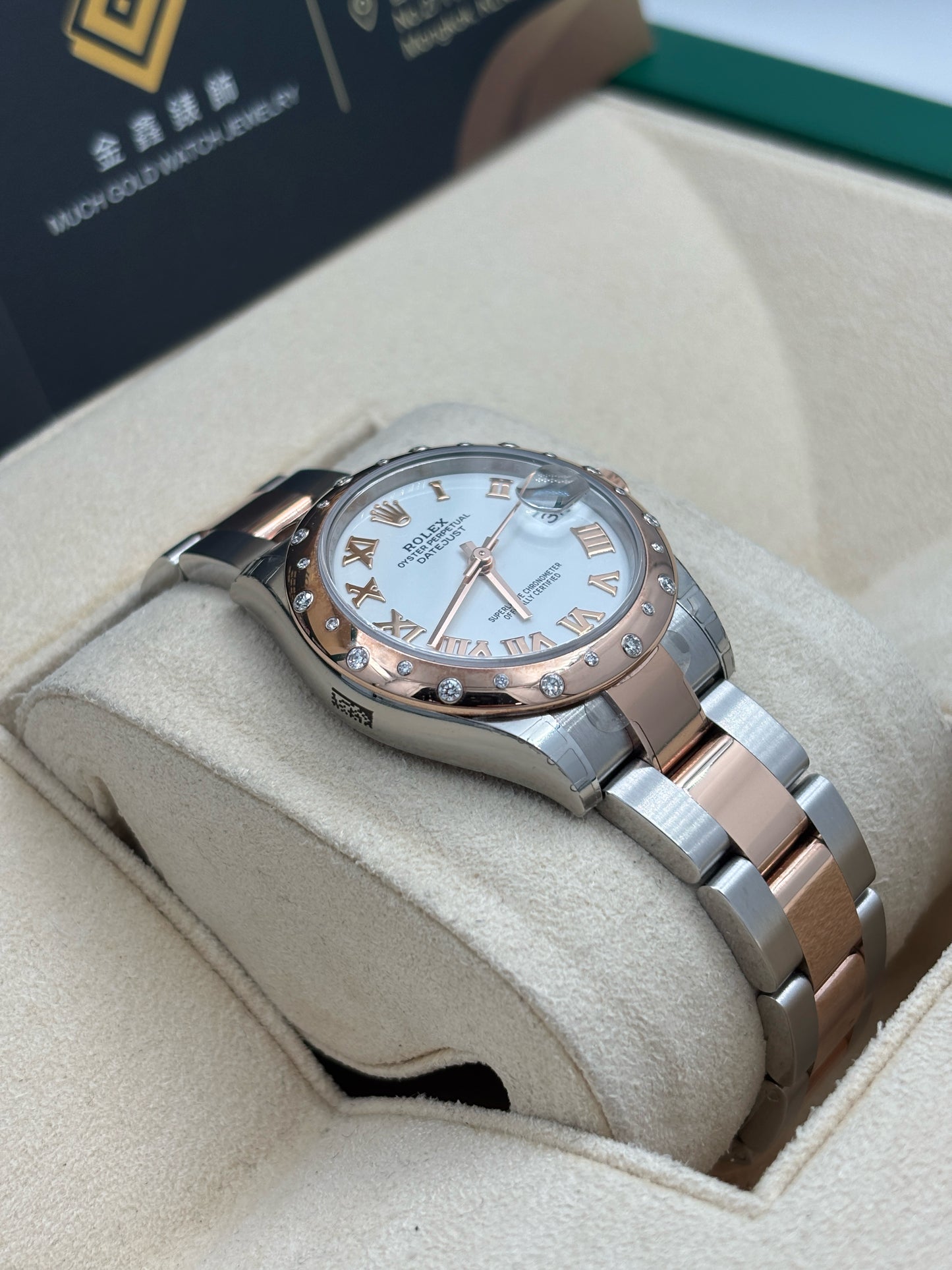 [SOLD OUT]二手 USED  ROLEX 勞力士 DATEJUST 278341RBR 白色 羅馬數字 2019年7月 大量原裝膠紙 99.9%新 全套 FULL SET