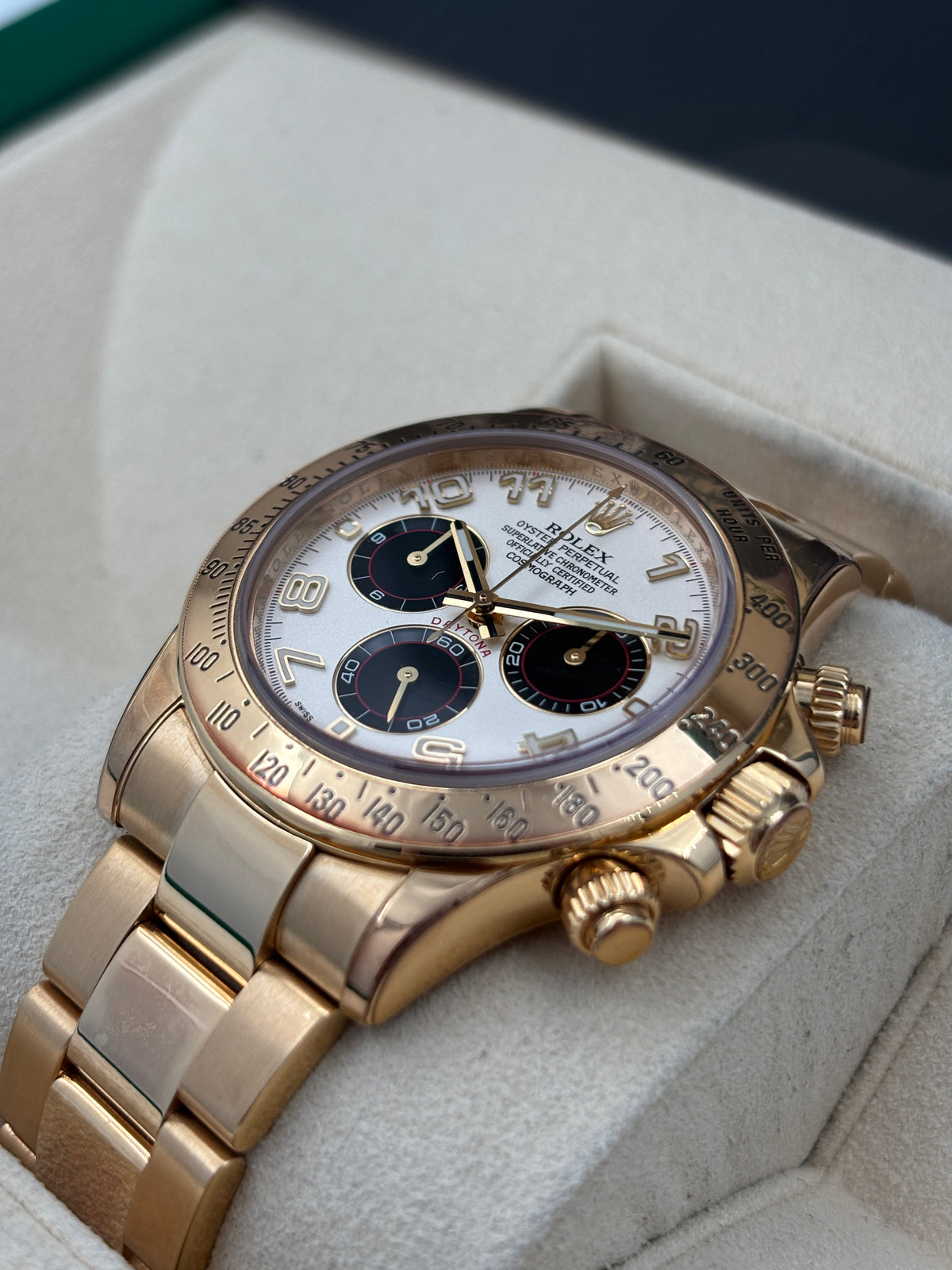 二手 USED  ROLEX 勞力士 DAYTONA 116528 白色 2010年2月 全套 FULL SET