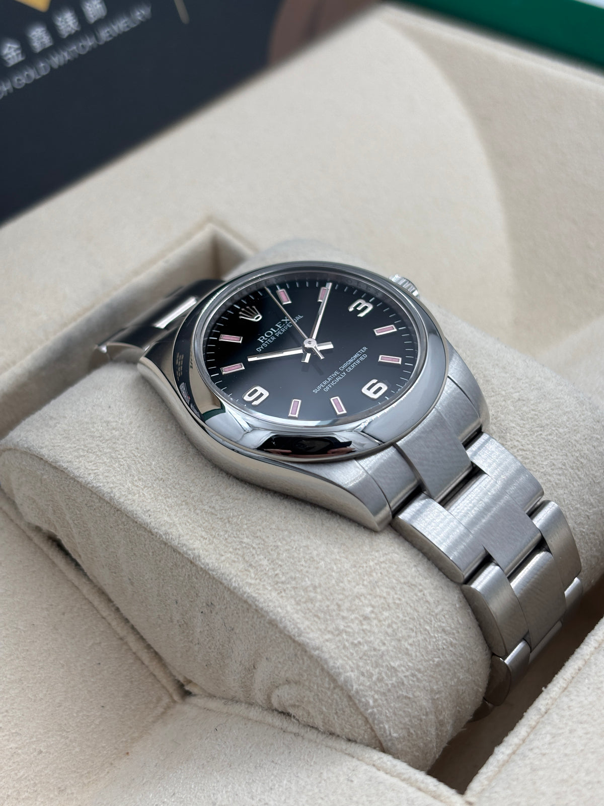 二手 USED  ROLEX 勞力士 DATEJUST 177200 黑色粉紅字 2010年7月 全套 FULL SET