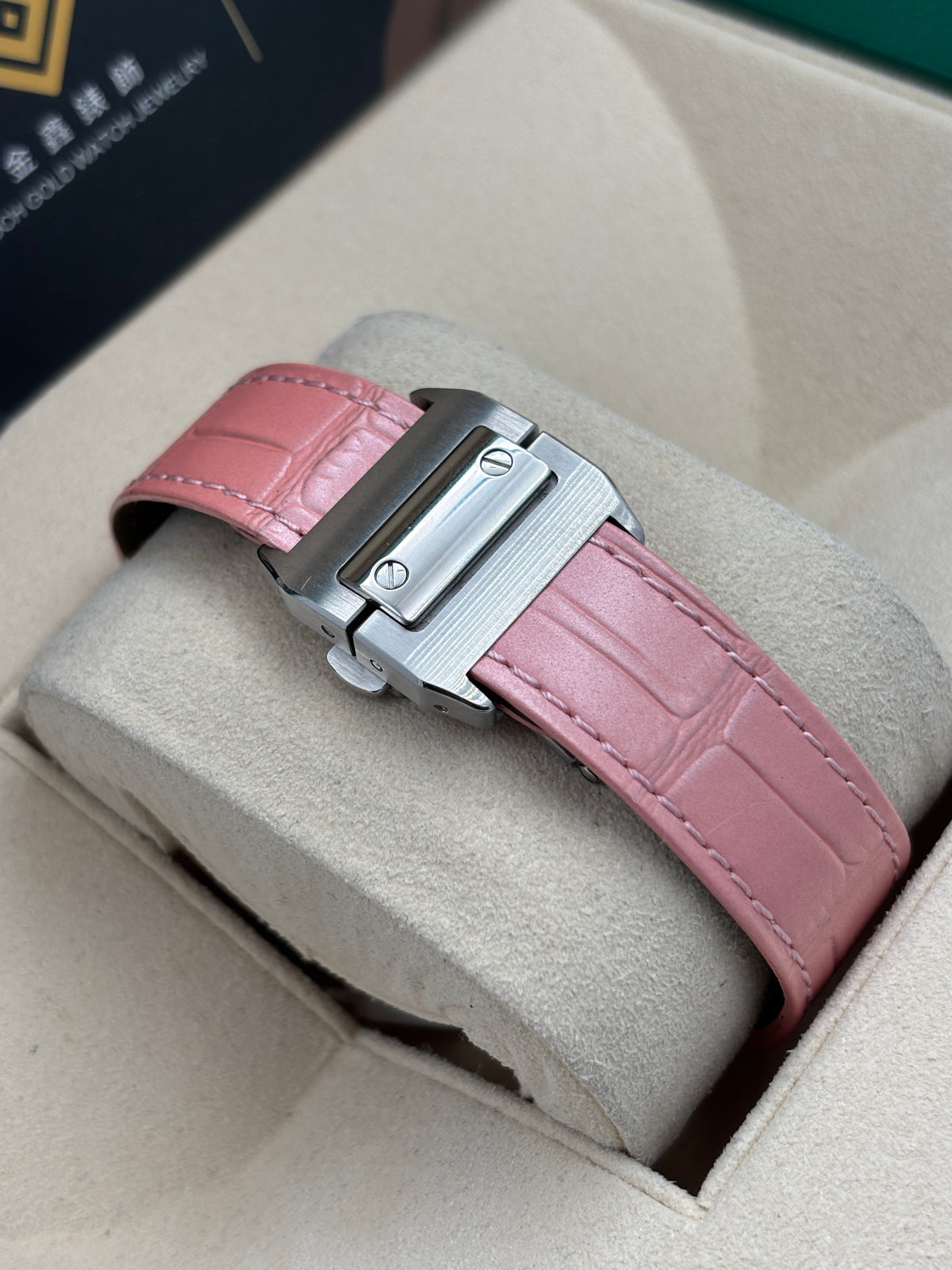 二手 USED  CARTIER 卡地亞 SANTOS100 W20126X8 白色 淨錶 WATCH ONLY