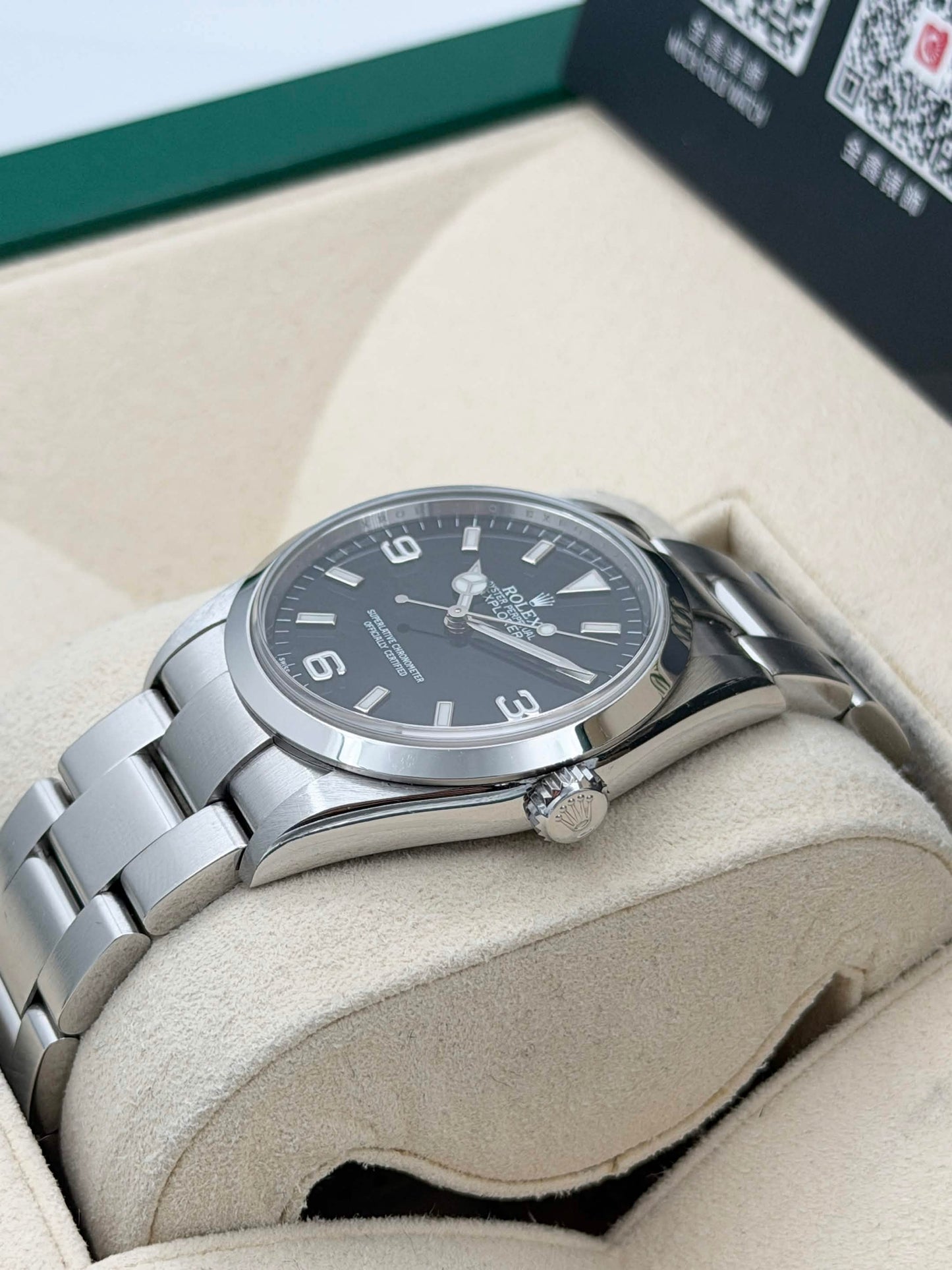 二手 USED ROLEX 勞力士 EXPLORER 114270 2007年12月 全套