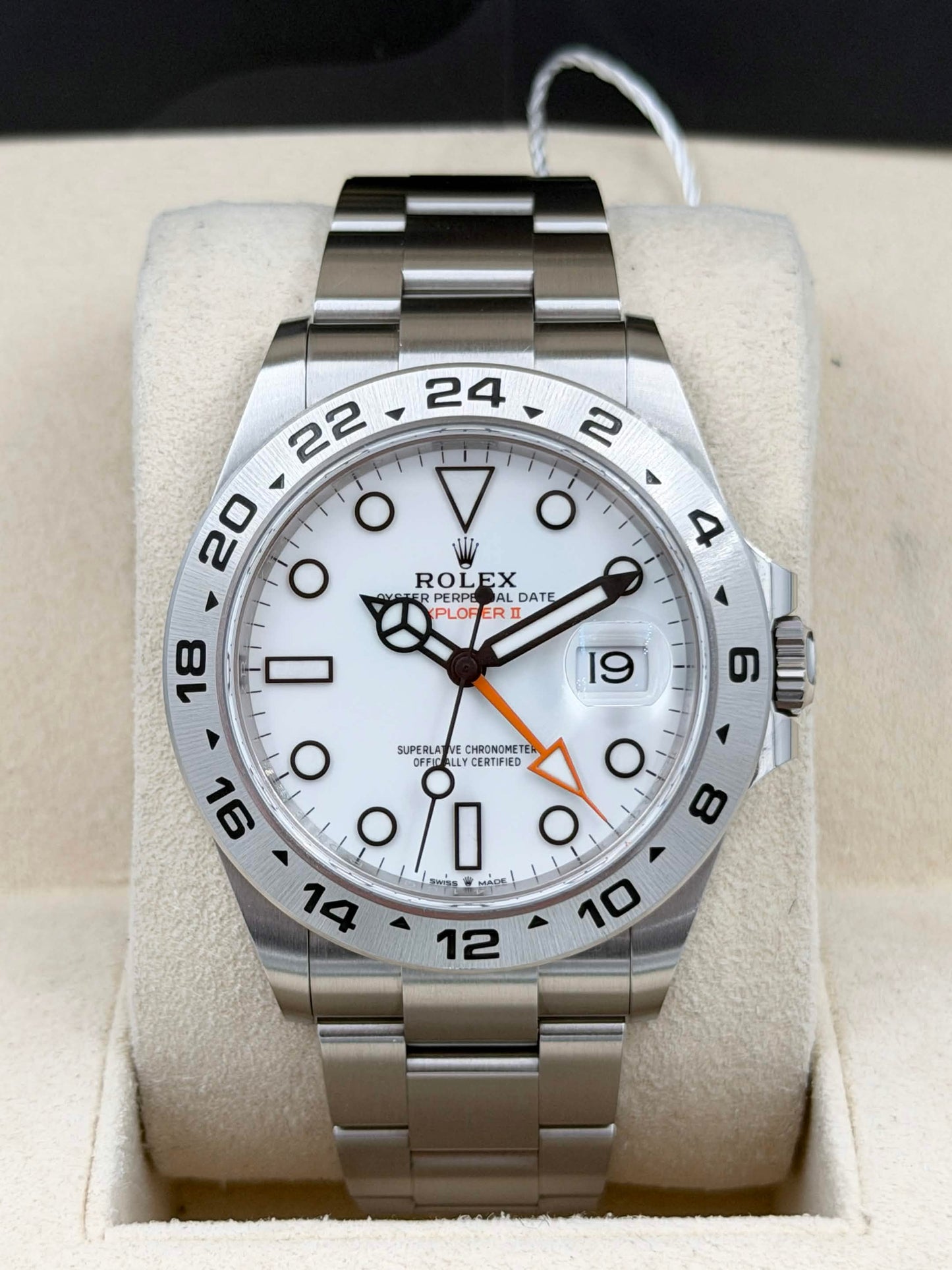 二手 USED ROLEX 勞力士 EXPLORER II 226570 2026年2月 大白橙 99.99%新 未打磨 全套