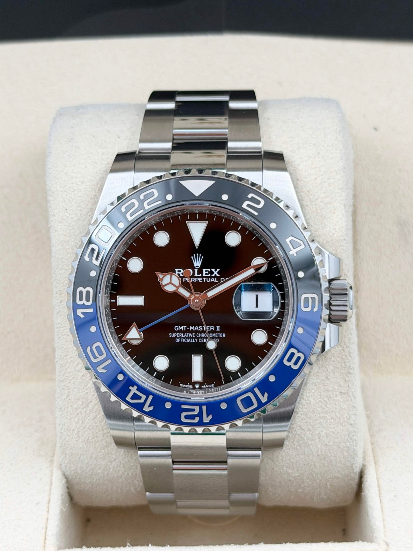 二手 USED ROLEX 勞力士 GMT-MASTER II 126710BLNR 2022年7月 全套