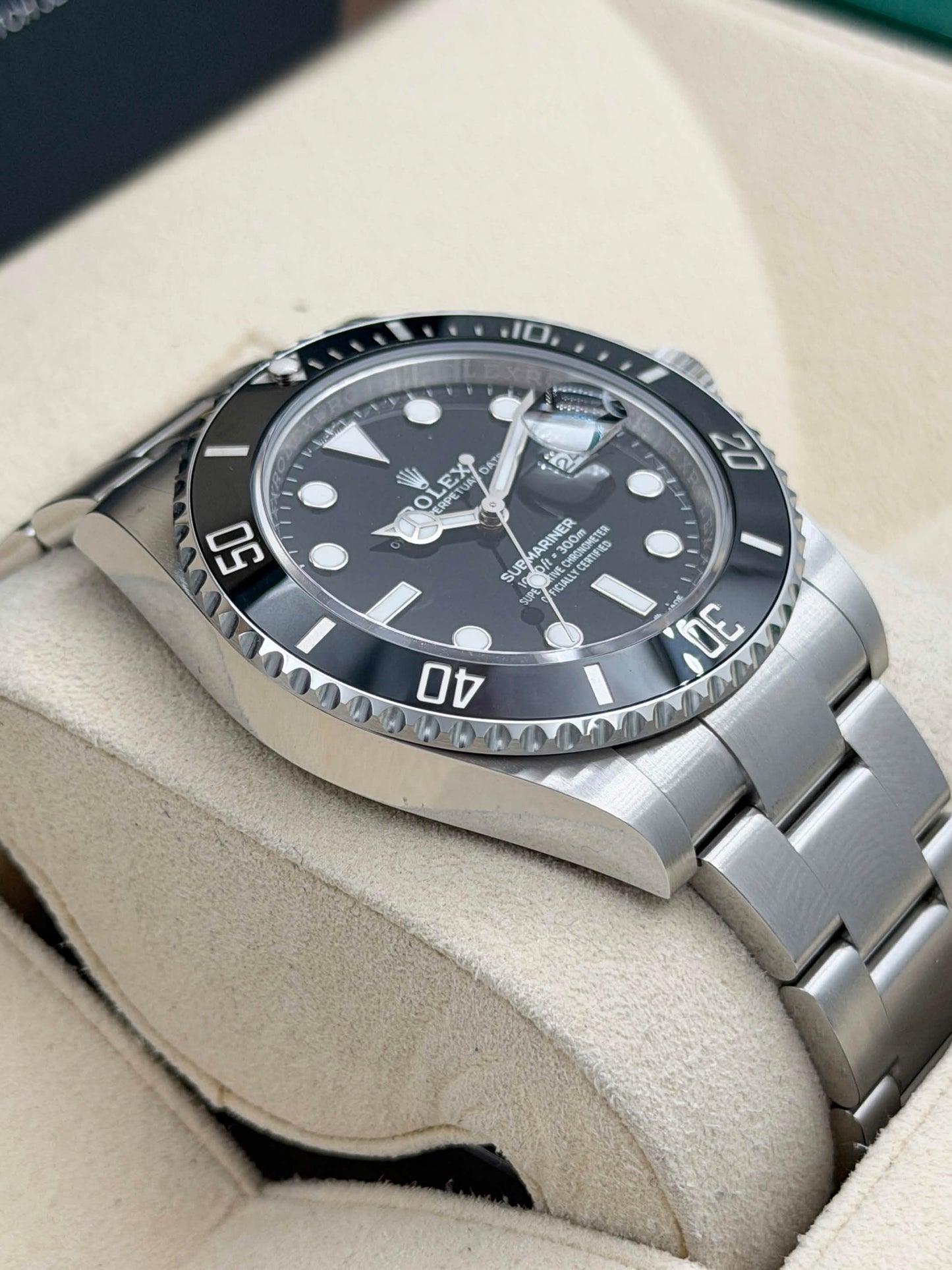二手 USED ROLEX 勞力士 SUBMARINER DATE 126610LN 2024年7月 未打磨 全套