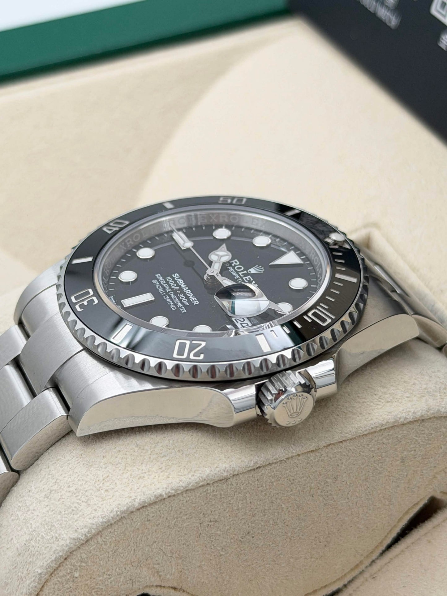 二手 USED ROLEX 勞力士 SUBMARINER DATE 126610LN 2024年7月 未打磨 全套