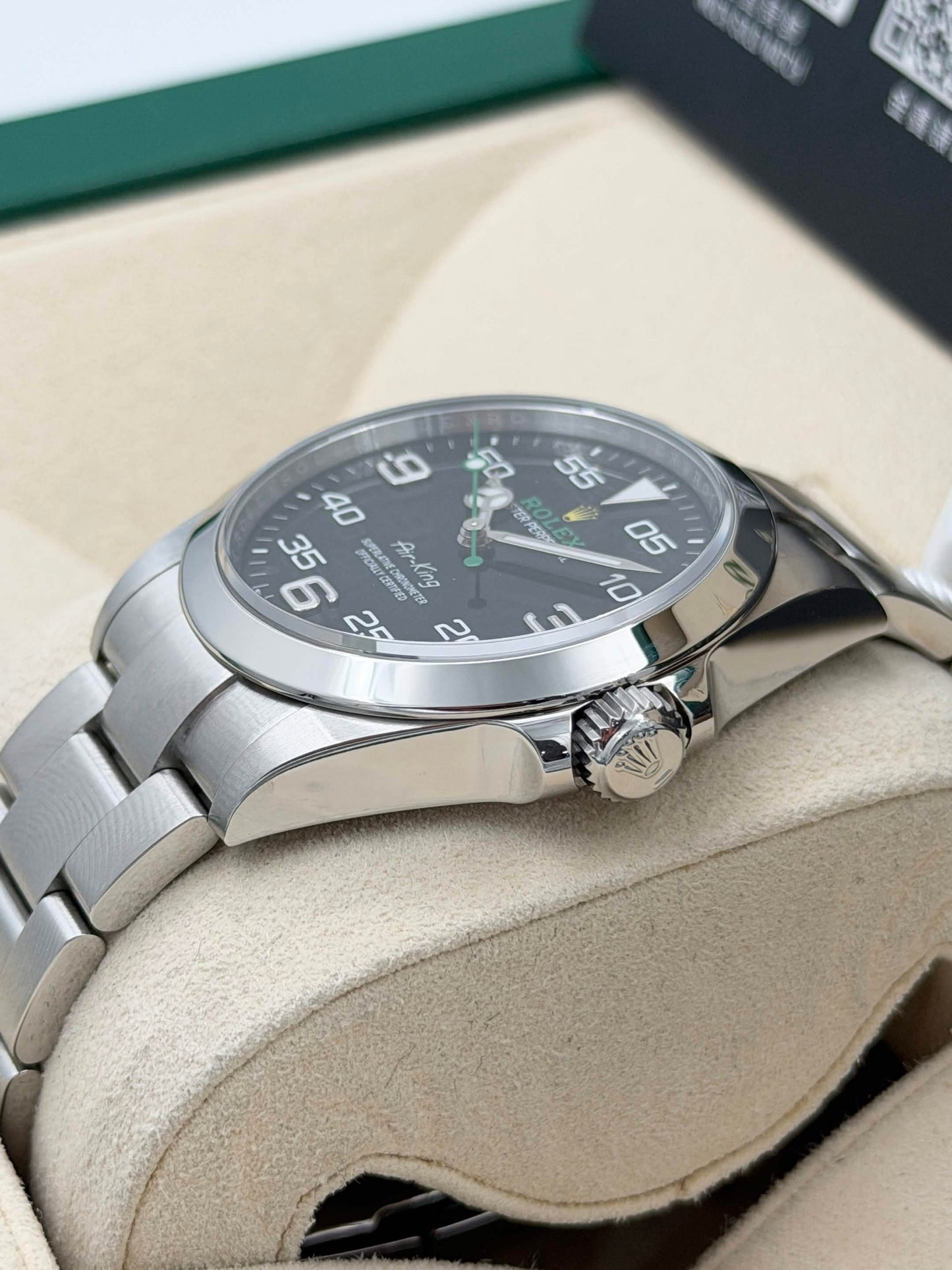 二手 USED ROLEX 勞力士 AIR KING 126900 2022年10月 全套