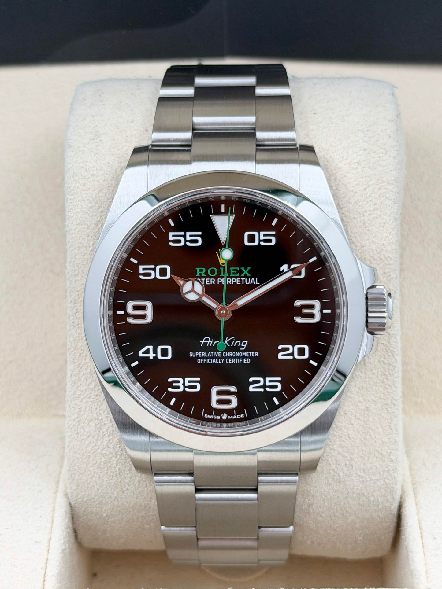 二手 USED ROLEX 勞力士 AIR KING 126900 2023年1月 全套