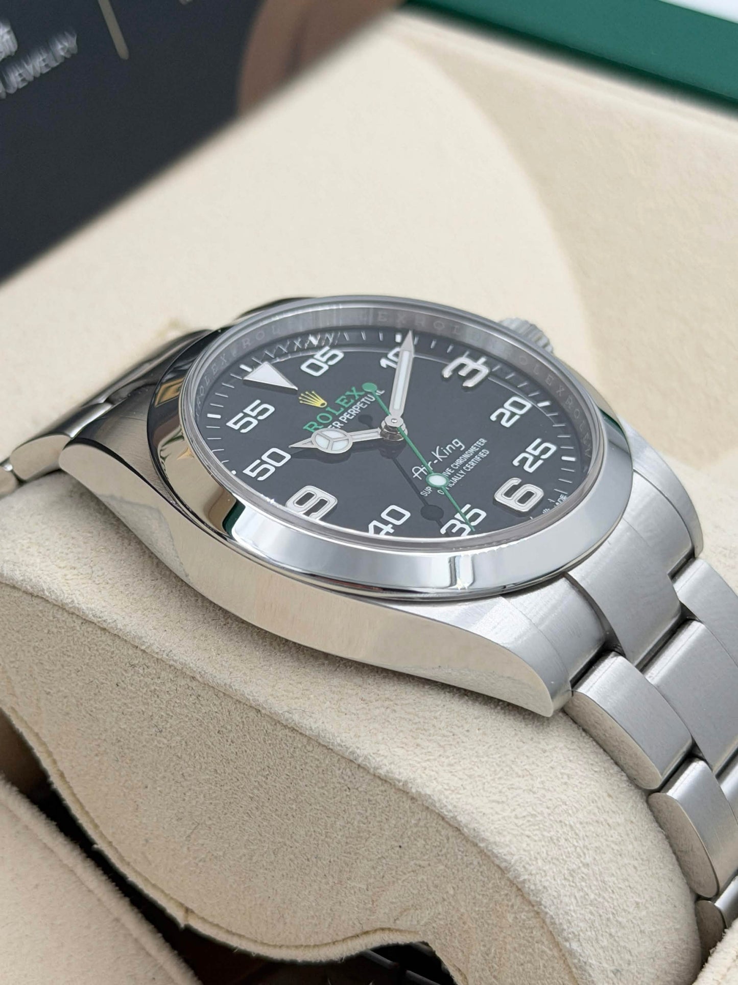二手 USED ROLEX 勞力士 AIR KING 126900 2023年1月 全套