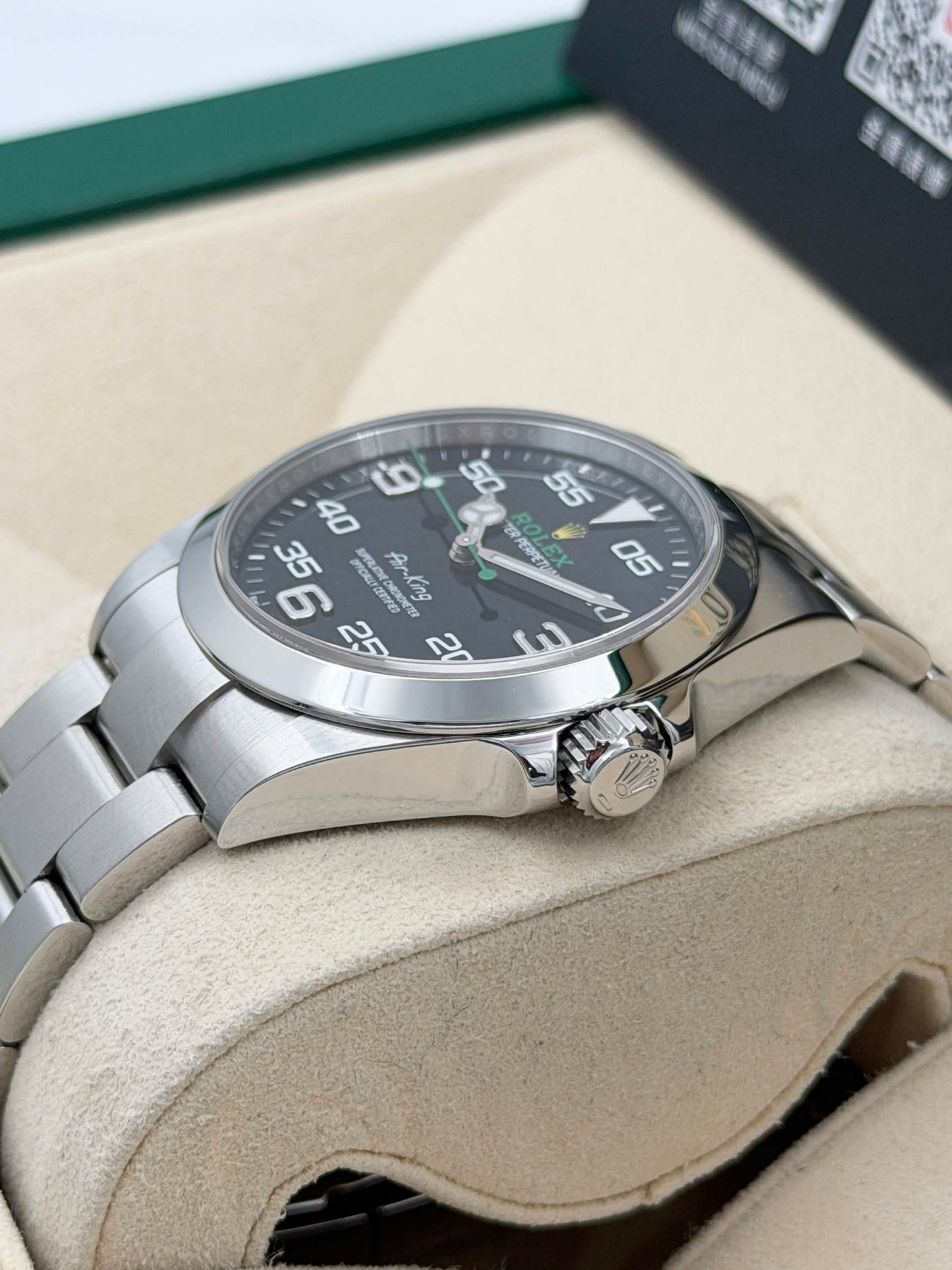 二手 USED ROLEX 勞力士 AIR KING 126900 2023年1月 全套