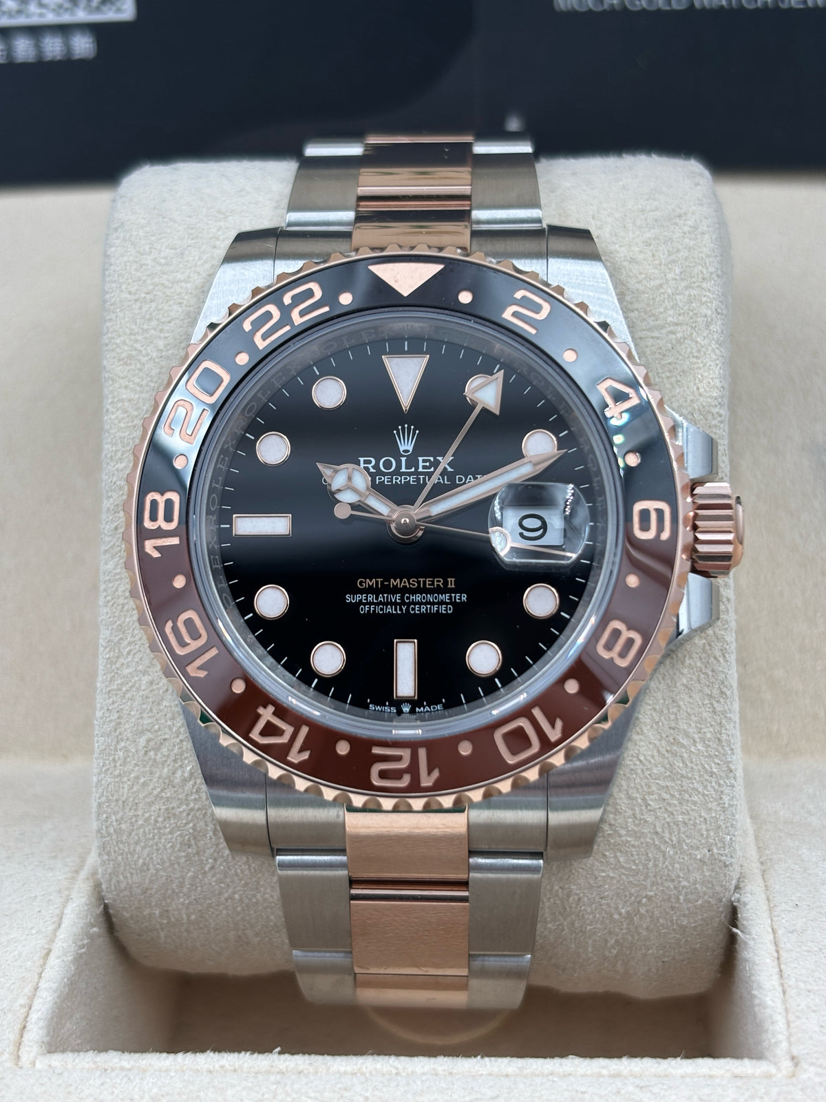 [SOLD OUT]二手 USED  ROLEX 勞力士 GMT-MASTER II 126711CHNR 黑色 2024年10月 全套 FULL SET AD單