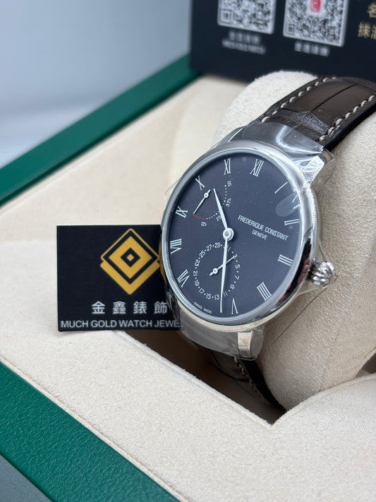 全新 NEW  FREDERIQUE CONSTANT MANUFACTURE SLIMLINE FC-723X3S4/6 黑色 2026年10月 全套 FULL SET