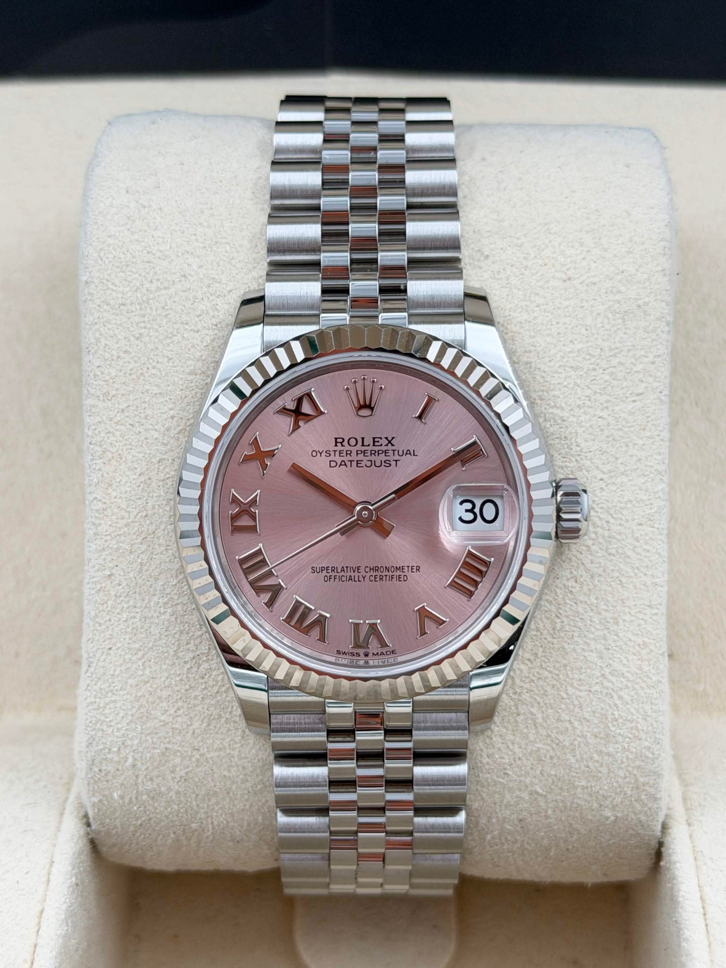 二手 USED ROLEX 勞力士 DATEJUST 278274 粉紅色 99.99%新 未打磨 全套