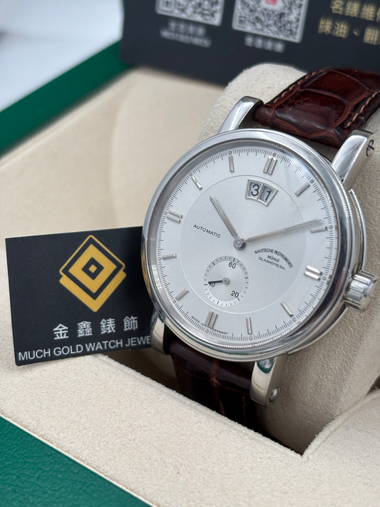 二手 USED  MUHLE GLASHUTTE TEUTONIA II M1-10-25 白色 年份不詳 淨錶 WATCH ONLY
