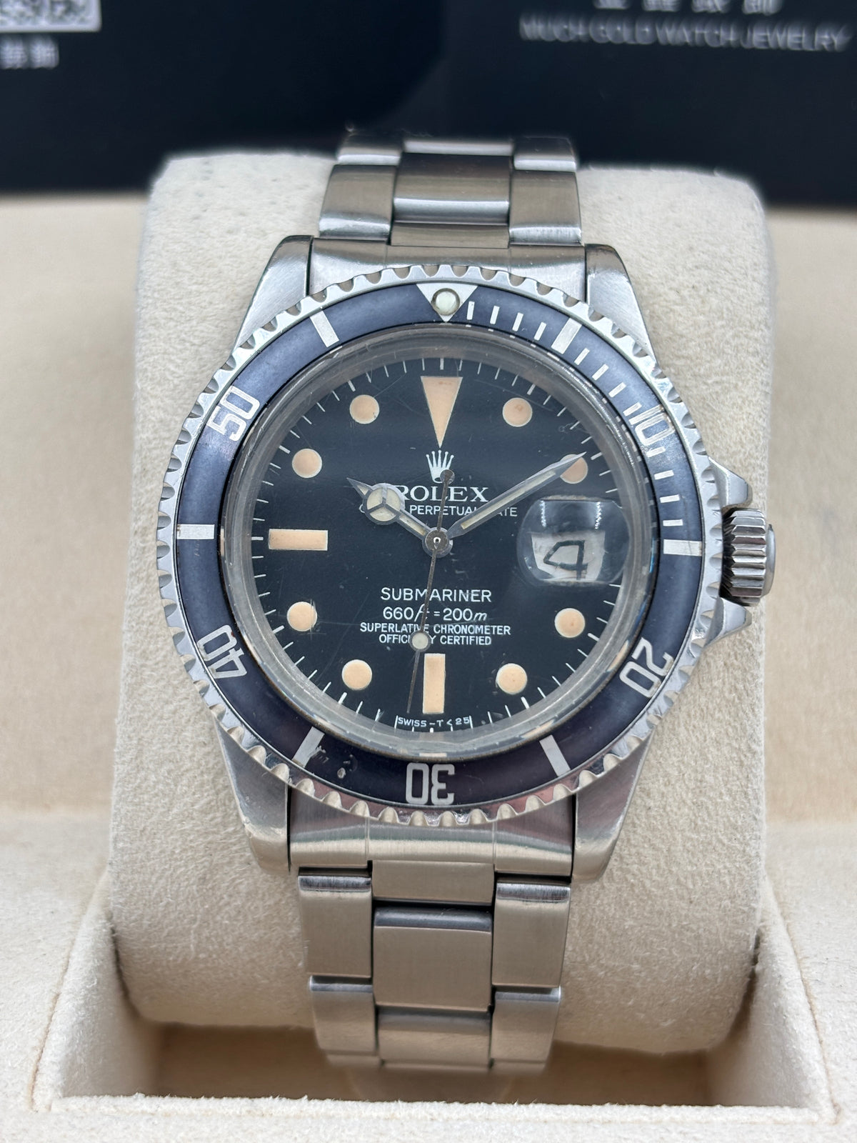 二手 USED  ROLEX 勞力士 SUBMARINER DATE 1680 黑色 約1978年 淨錶 WATCH ONLY