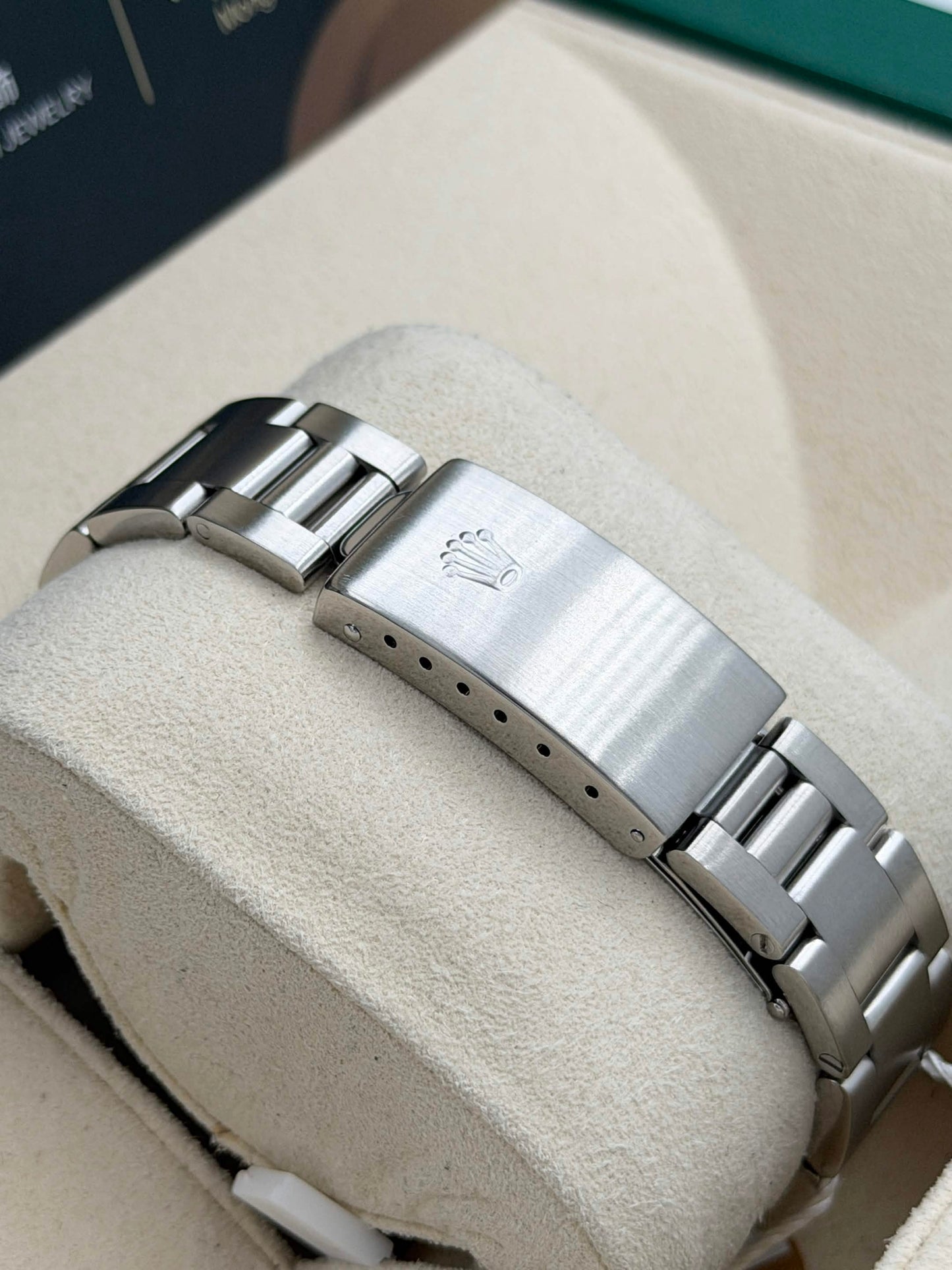 [SOLD OUT]二手 USED ROLEX 勞力士 AIR KING 14000 藍色 2001年6月