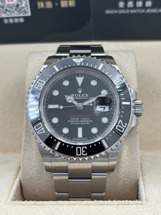 二手 USED ROLEX 勞力士 SEA-DWELLER 126600MK1 黑色 2018年7月 全套 FULL SET