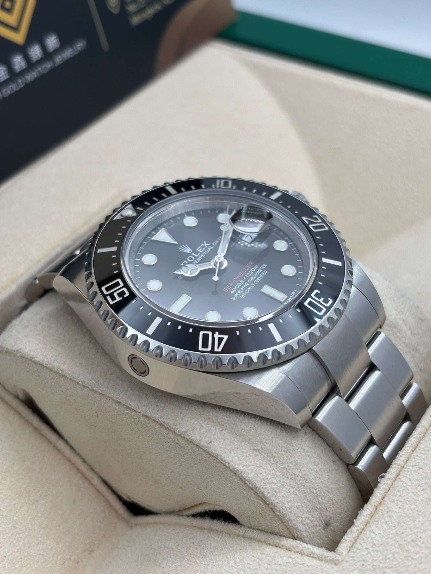 二手 USED ROLEX 勞力士 SEA-DWELLER 126600MK1 黑色 2018年7月 全套 FULL SET
