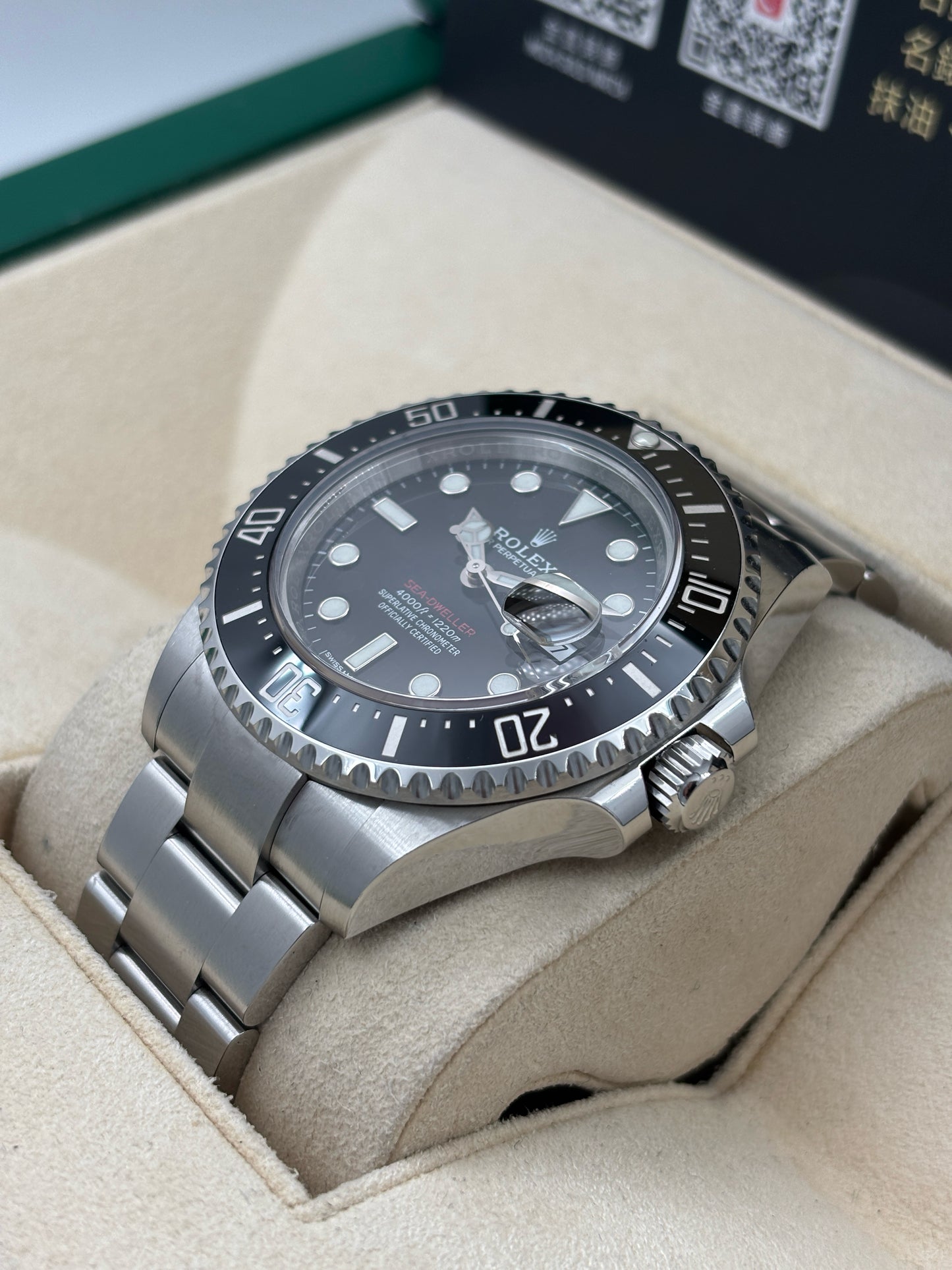 二手 USED ROLEX 勞力士 SEA-DWELLER 126600MK1 黑色 2018年7月 全套 FULL SET