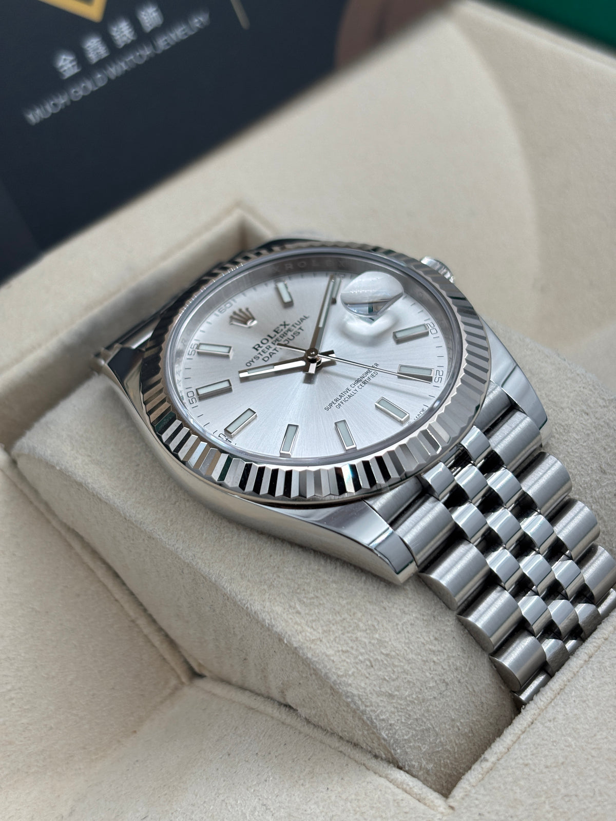 [SOLD OUT]二手 USED  ROLEX 勞力士 DATEJUST 126334 銀色 2024年3月 全套 FULL SET