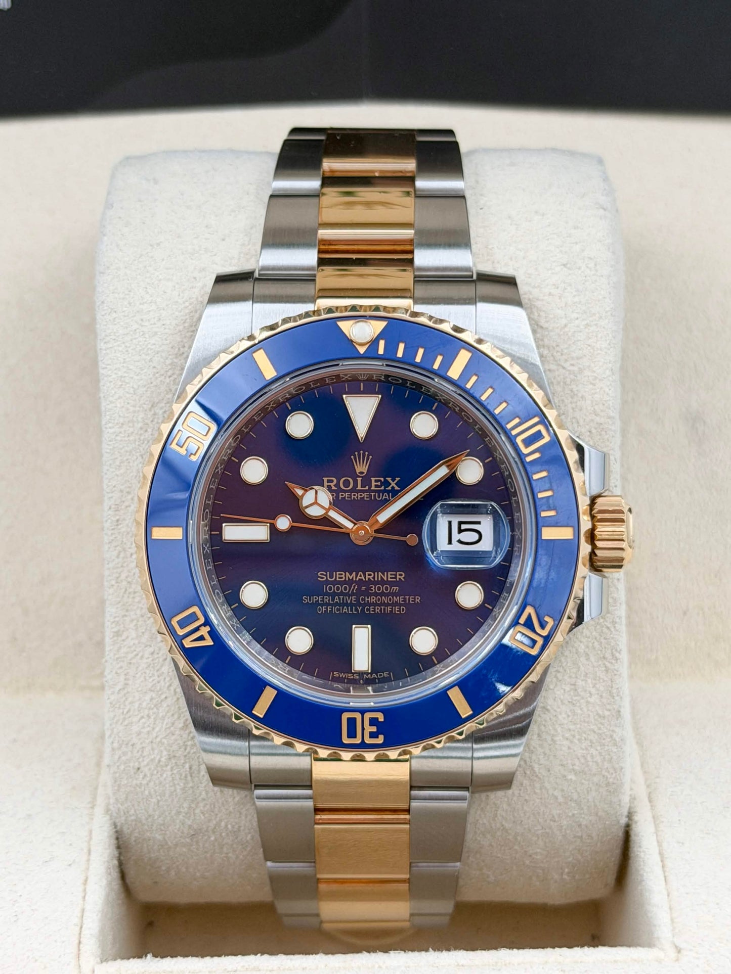 二手 USED ROLEX 勞力士 SUBMARINER DATE 116613LB 2018年2月 NFC上行卡 保到2027年9月 全套