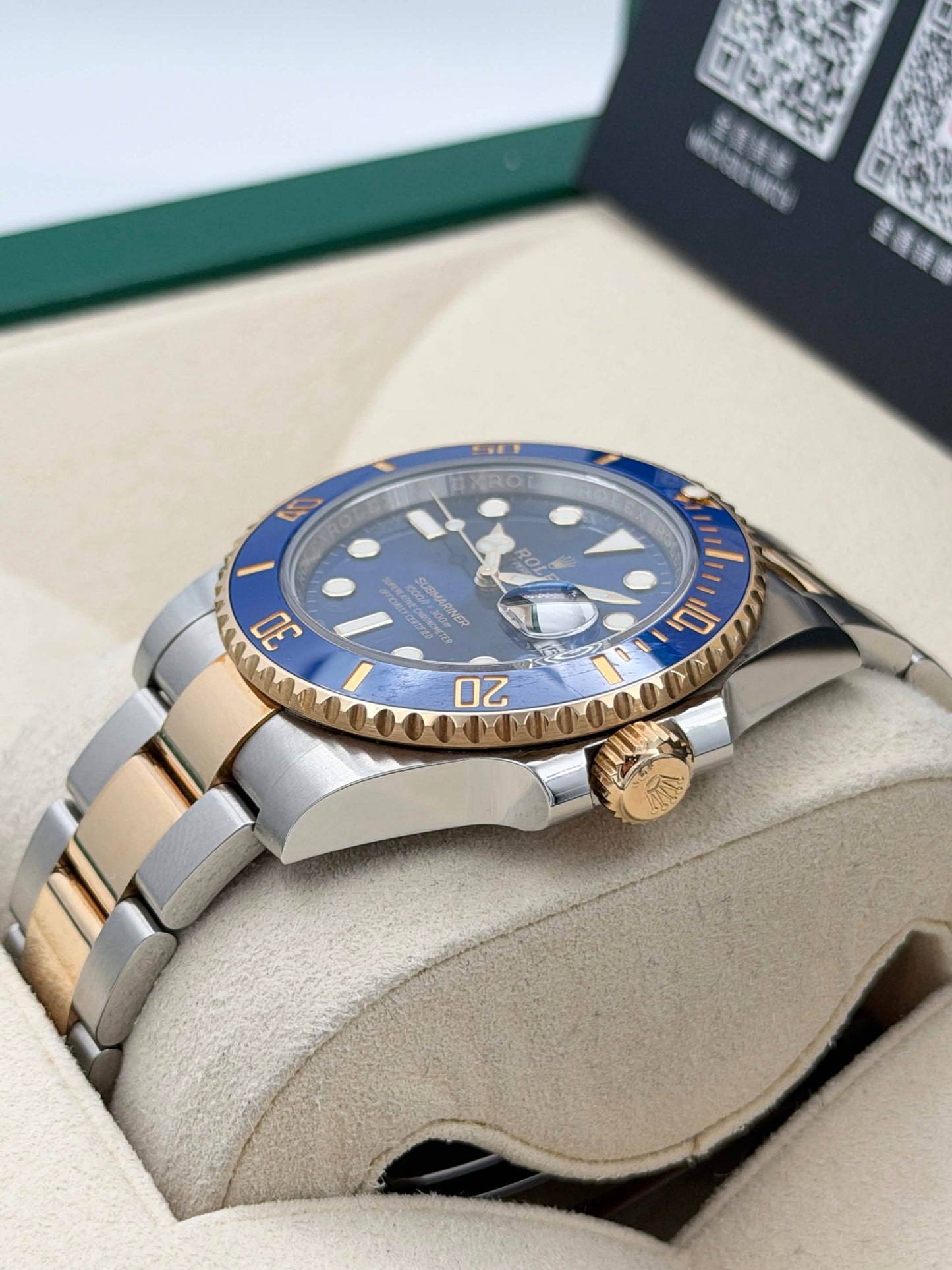 二手 USED ROLEX 勞力士 SUBMARINER DATE 116613LB 2018年2月 NFC上行卡 保到2027年9月 全套