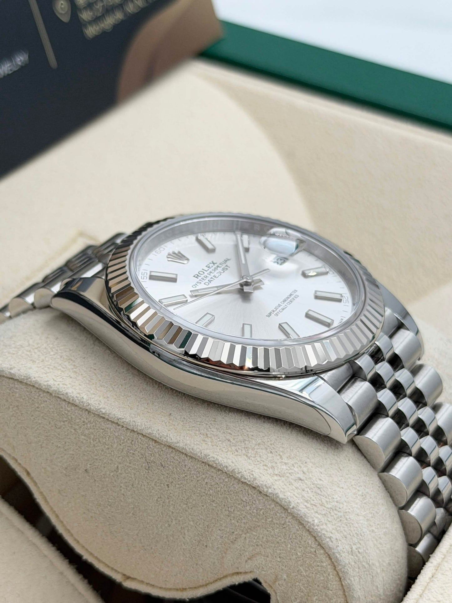 二手 USED ROLEX 勞力士 DATEJUST 126334 2024年3月 銀色面 99.99%新 未打磨 已貼膜 全套
