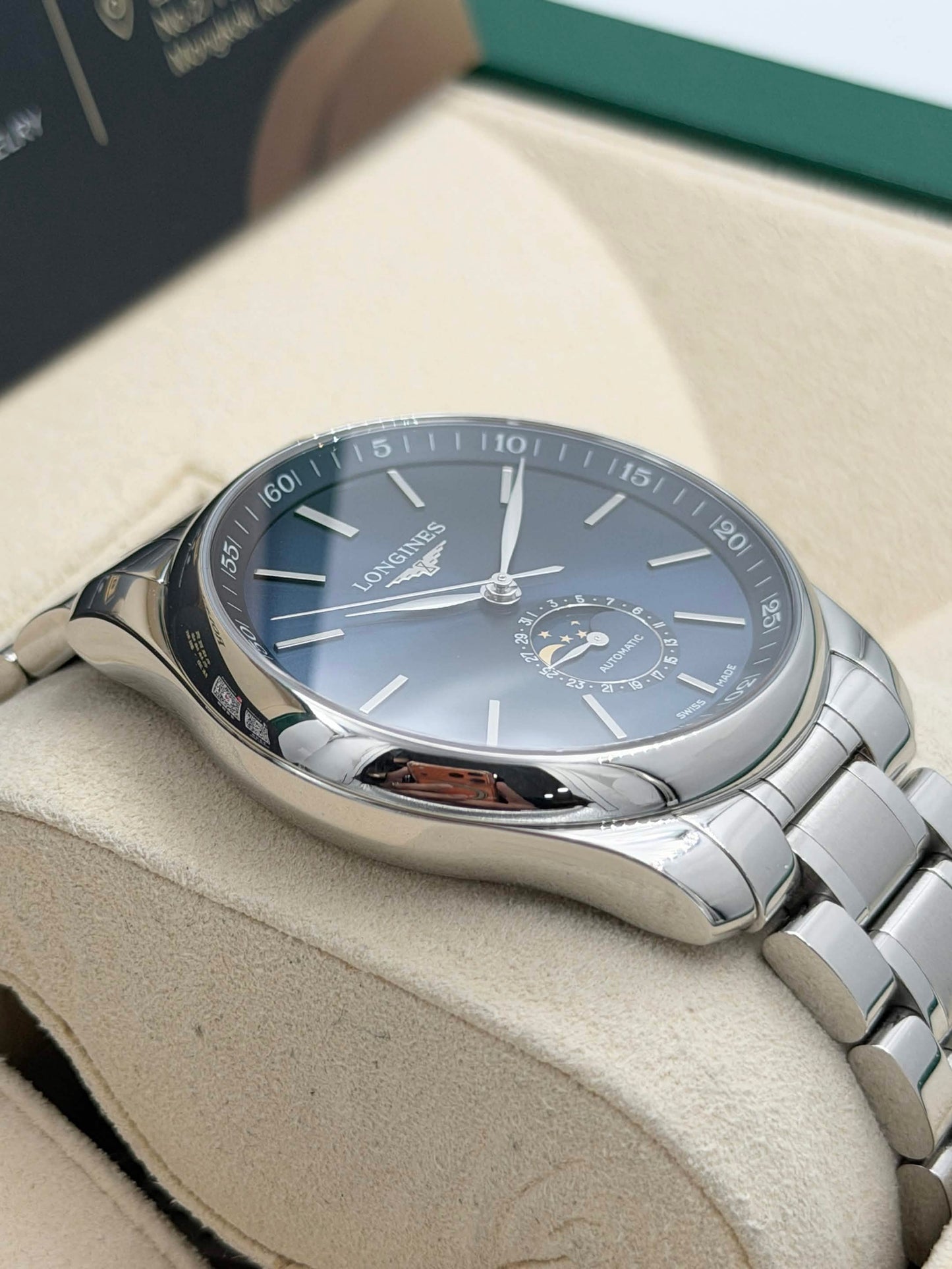 二手 USED LONGINES 浪琴 MASTER L2.919.4.92.6 2024年12月 全套