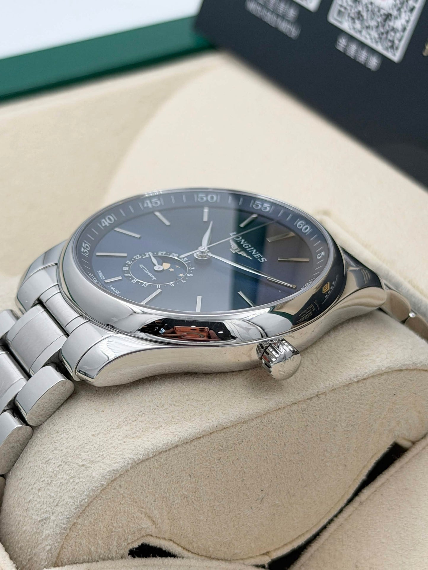 二手 USED LONGINES 浪琴 MASTER L2.919.4.92.6 2024年12月 全套