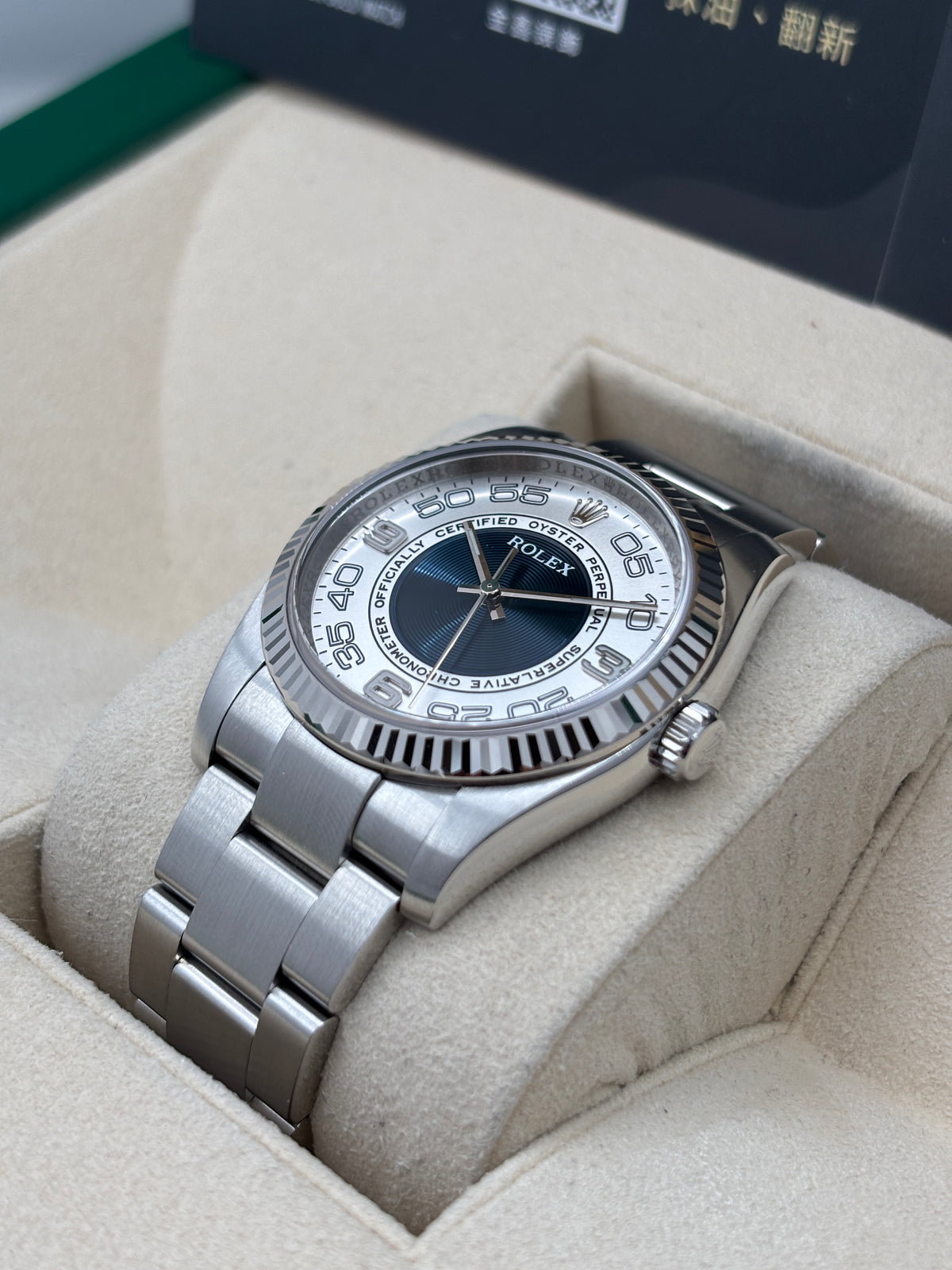 [SOLD OUT]二手 USED  ROLEX 勞力士 OYSTER PEPRETUAL 116034 唱片面 約2007年 淨錶 WATCH ONLY