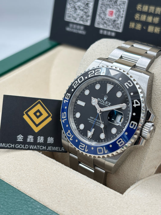 二手 USED  ROLEX 勞力士 GMT-MASTER II 126710BLNR 黑色 2025年12月 全套 FULL SET