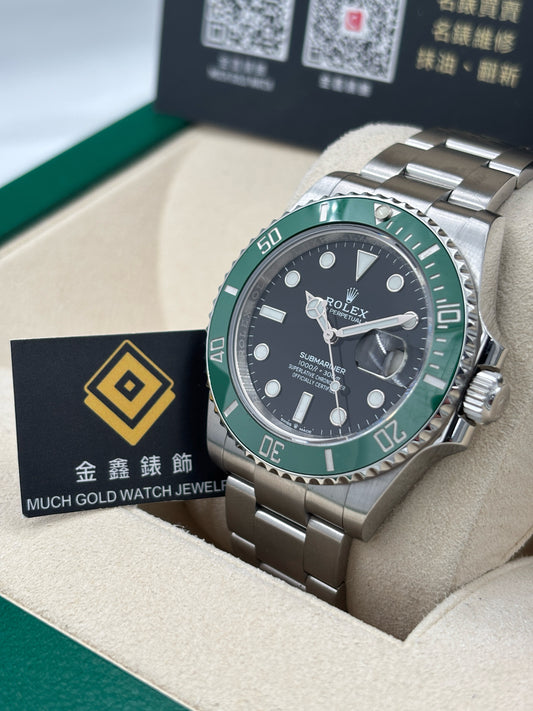 二手 USED  ROLEX 勞力士 SUBMARINER DATE 126610LV 黑色 2021年11月 全套 FULL SET