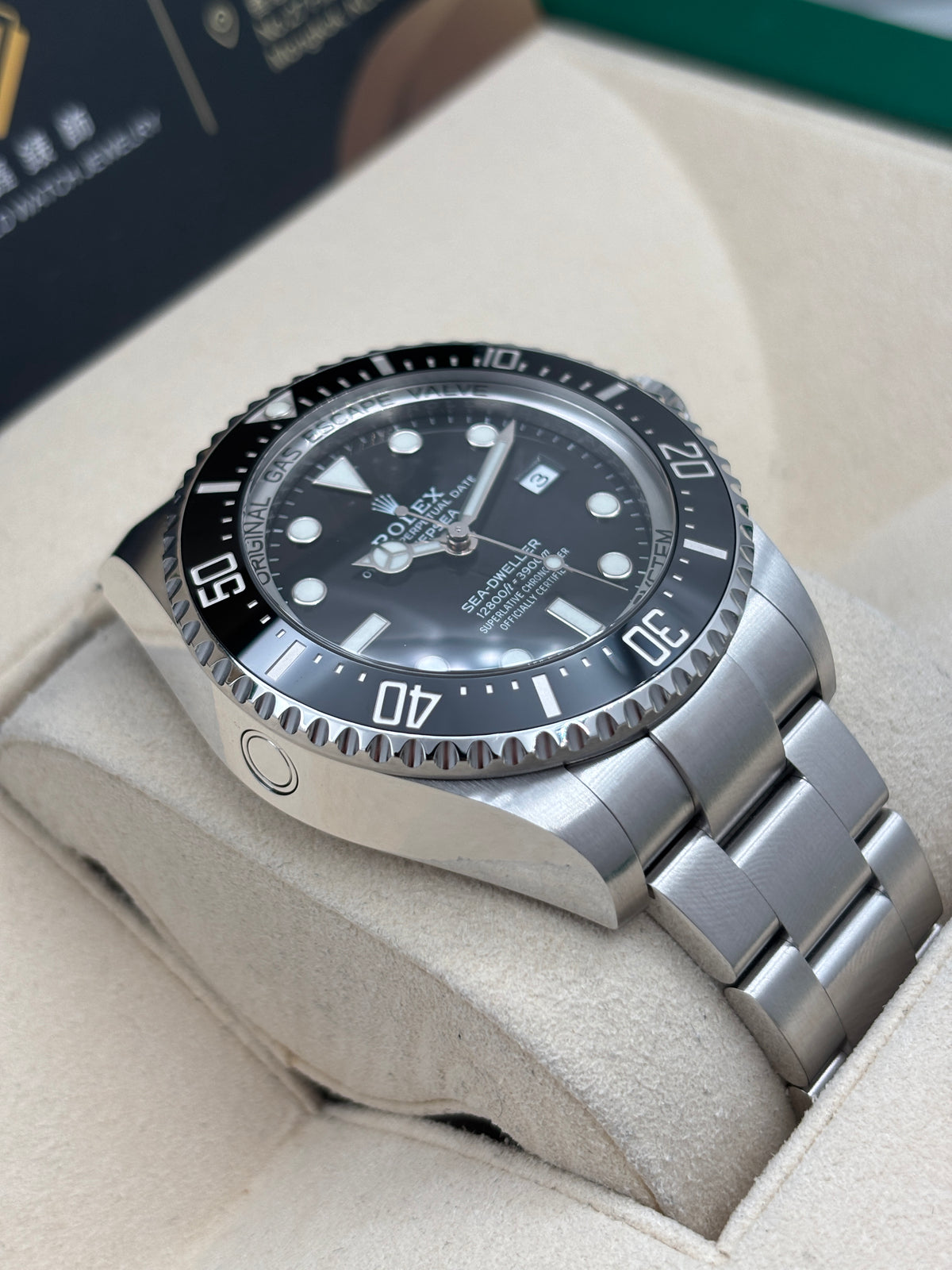 二手 USED  ROLEX 勞力士 DEEP SEA 126660 黑色 2019年5月 保養到27年10月 全套 FULL SET 上行證 AD單